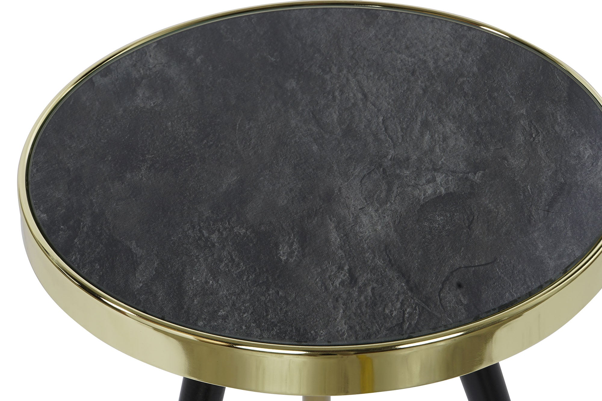 Mesita Auxiliar Acero Cristal 42,5X42,5X48
