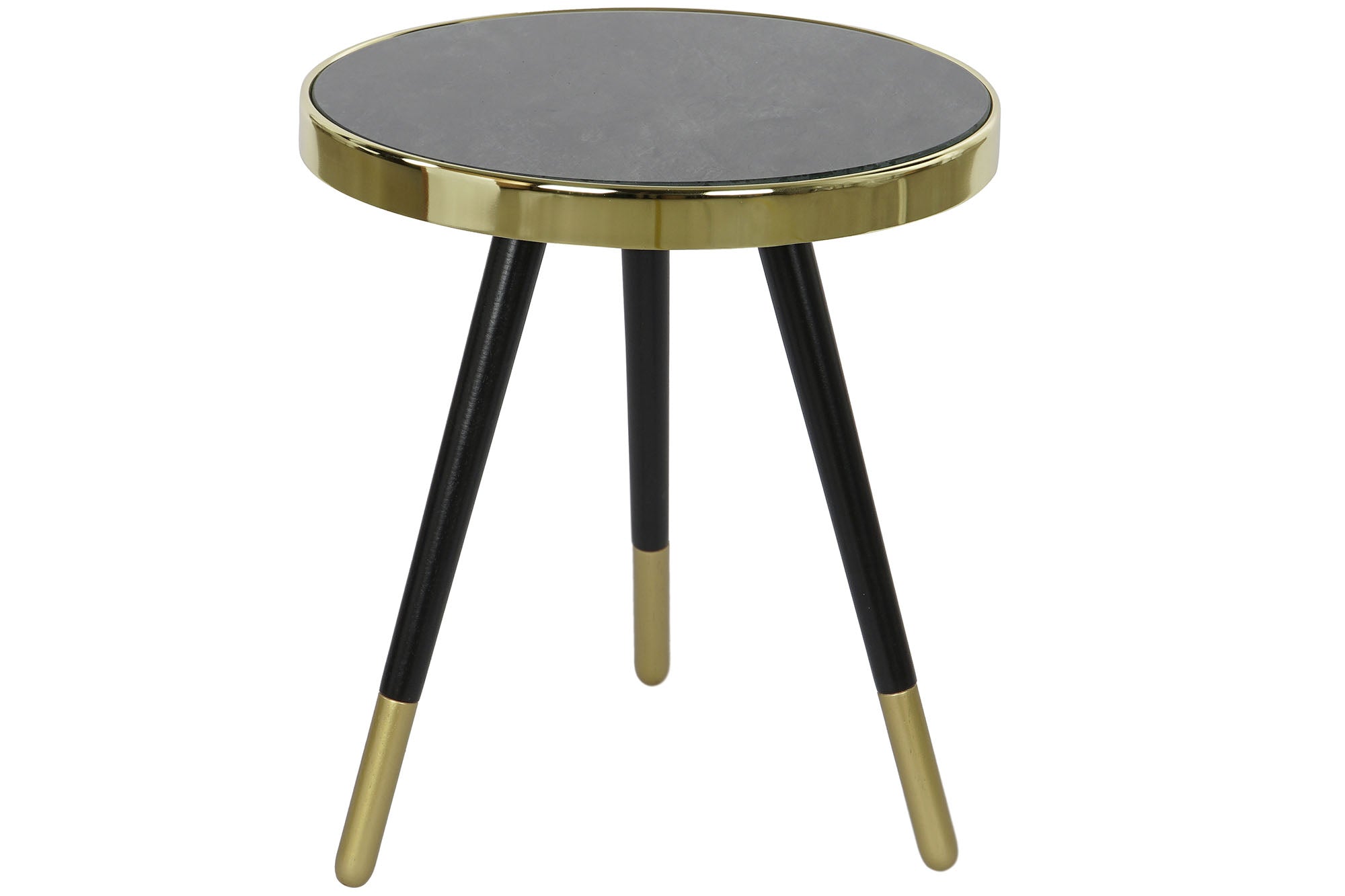 Mesita Auxiliar Acero Cristal 42,5X42,5X48