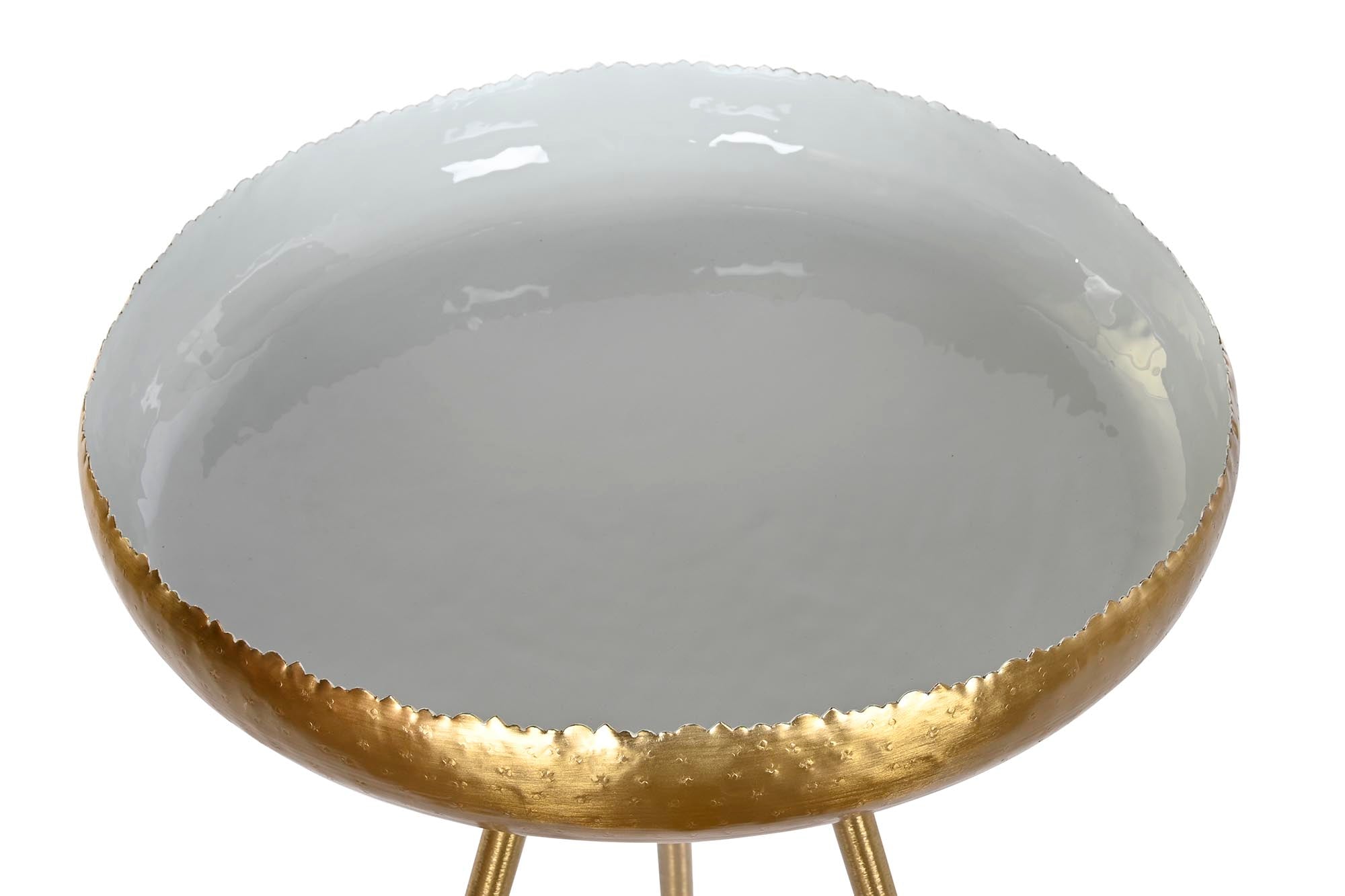 Mesita Auxiliar Metal 43X43X61 Lacado Azul