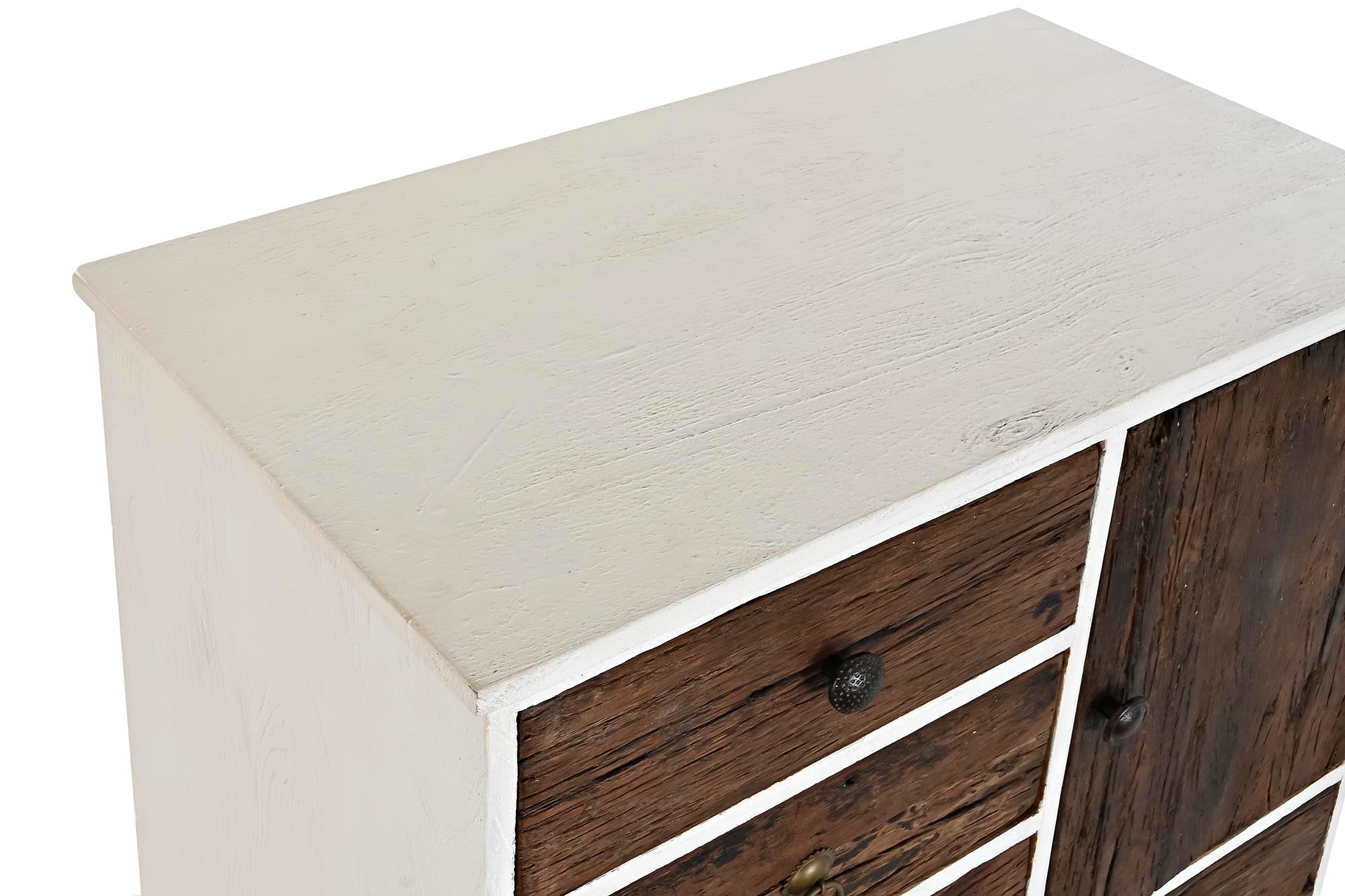Cajonera Mango Metal 72X50X75 Blanco