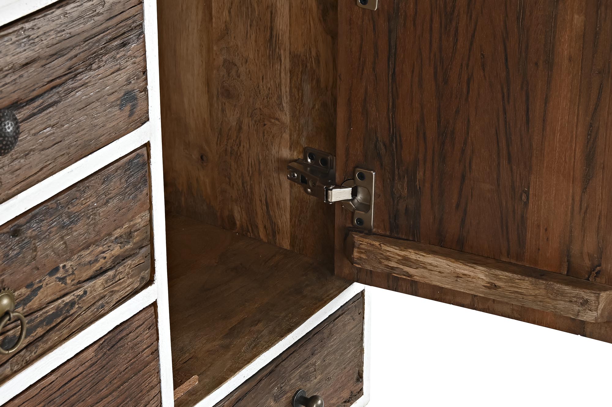 Cajonera Mango Metal 72X50X75 Blanco