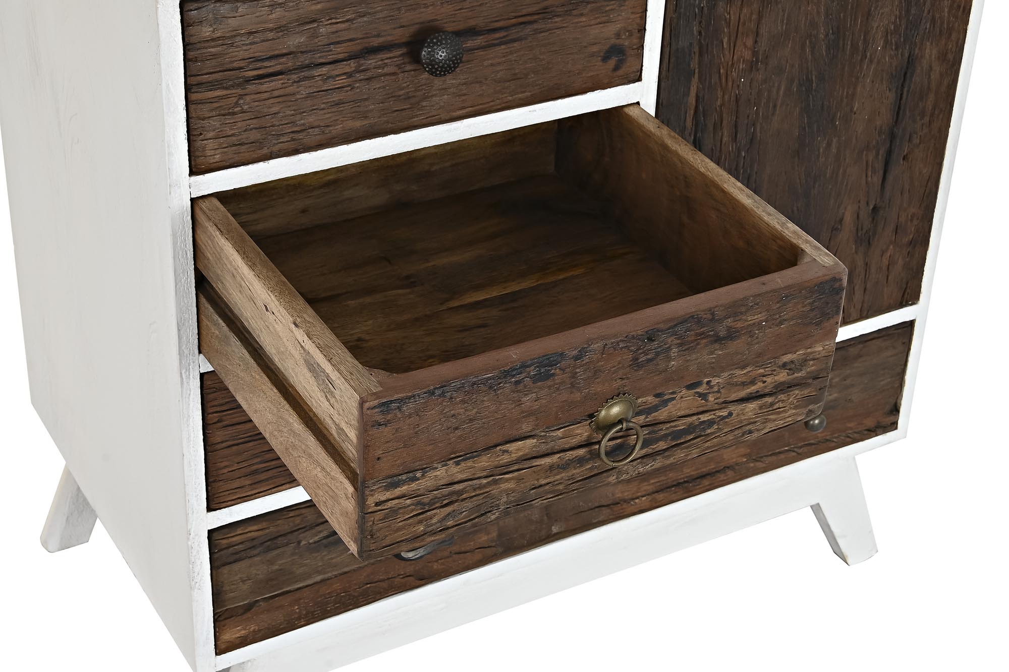 Cajonera Mango Metal 72X50X75 Blanco
