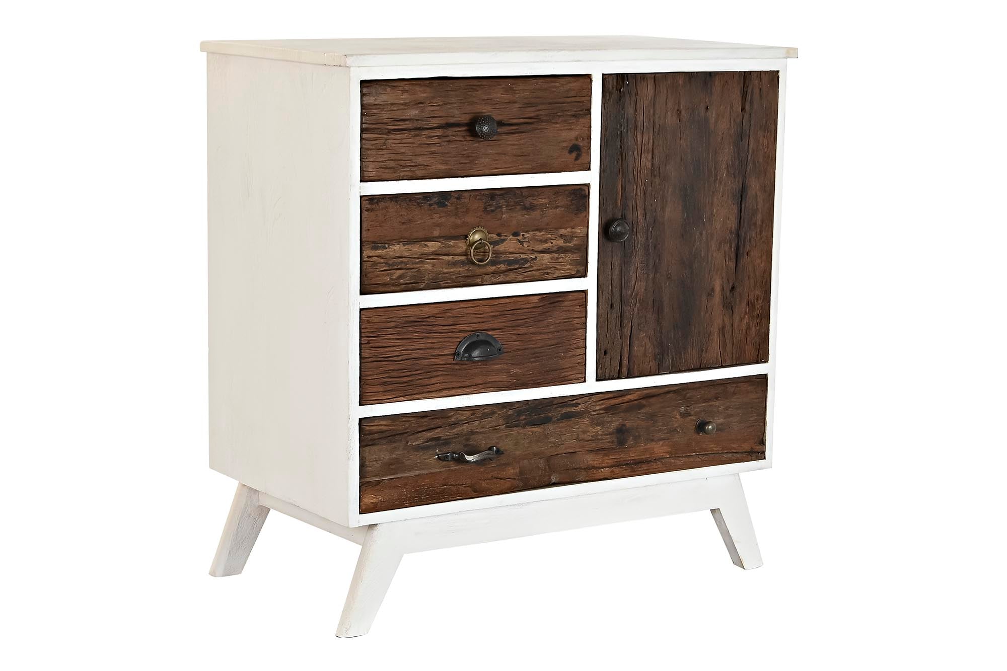 Cajonera Mango Metal 72X50X75 Blanco