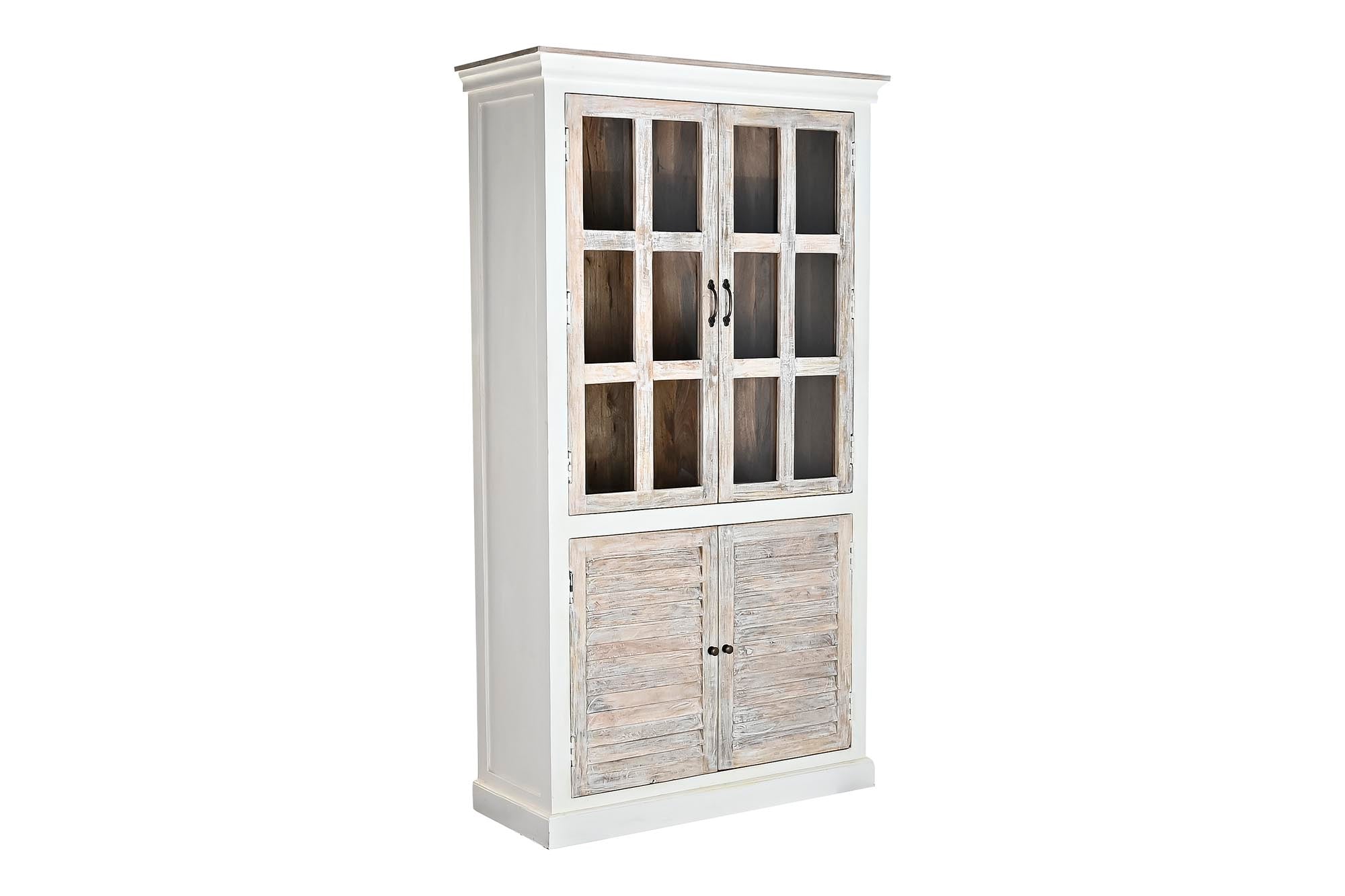 Vitrina Mango Cristal 110X45X200 Blanco