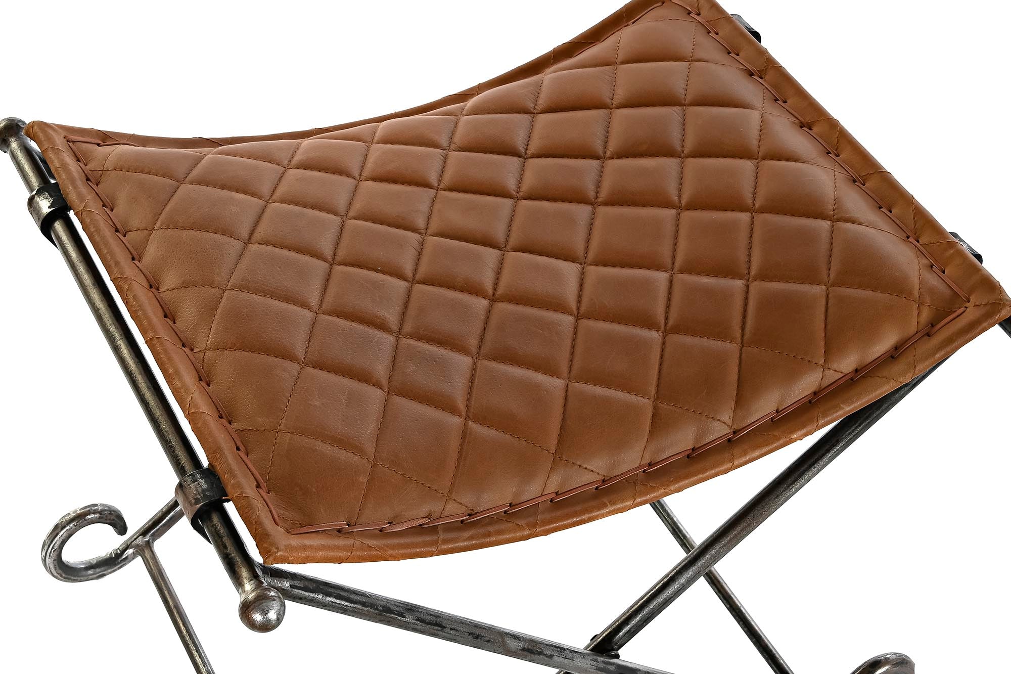 Descalzadora Piel Metal 53X45X44 Marron