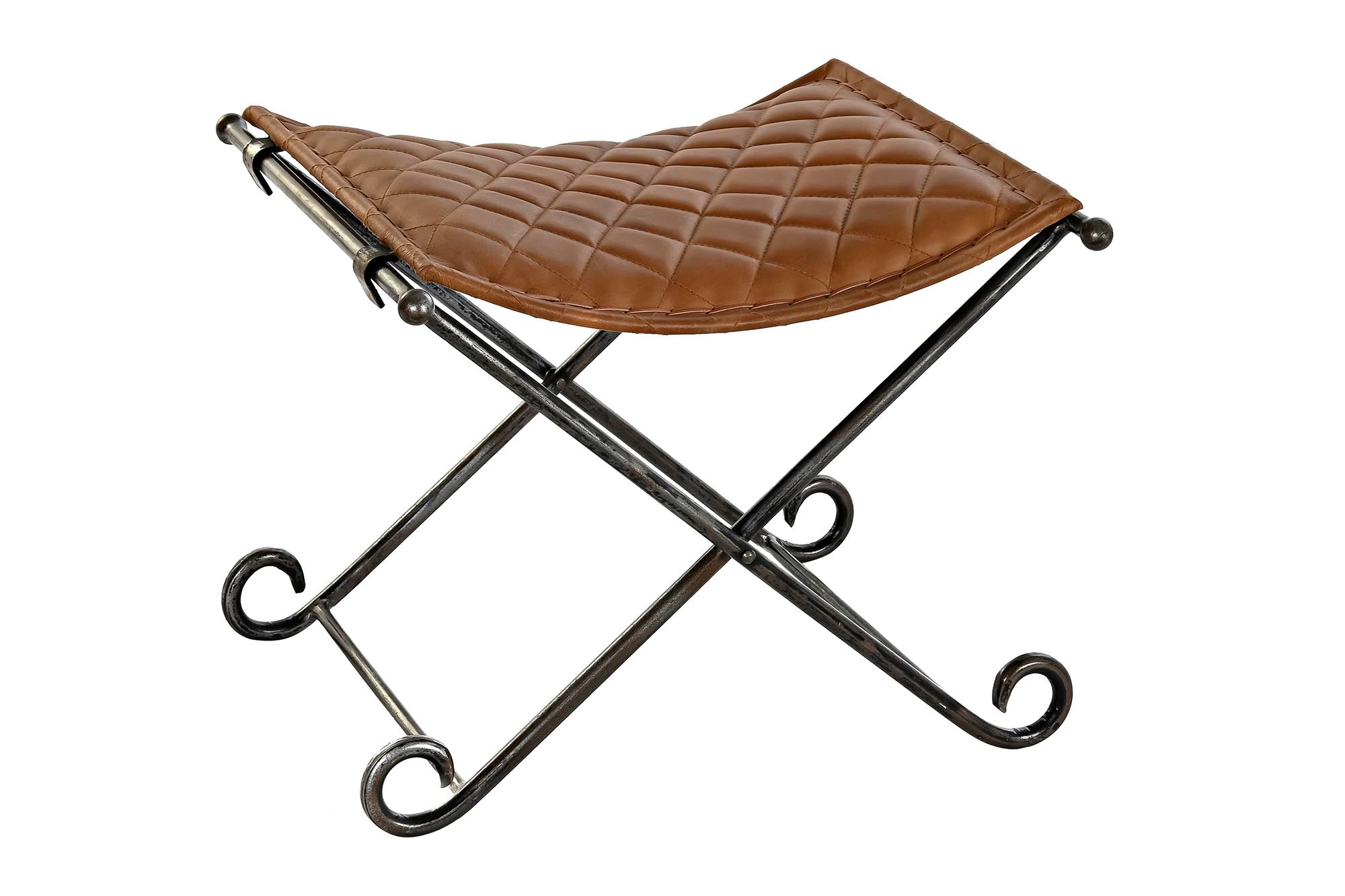 Descalzadora Piel Metal 53X45X44 Marron