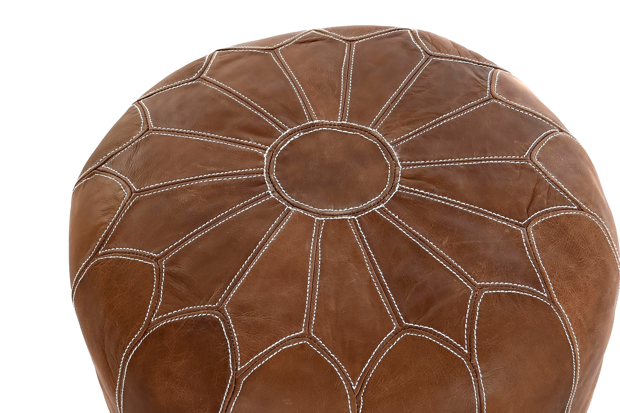 Reposapies Piel 48X48X35 Marron