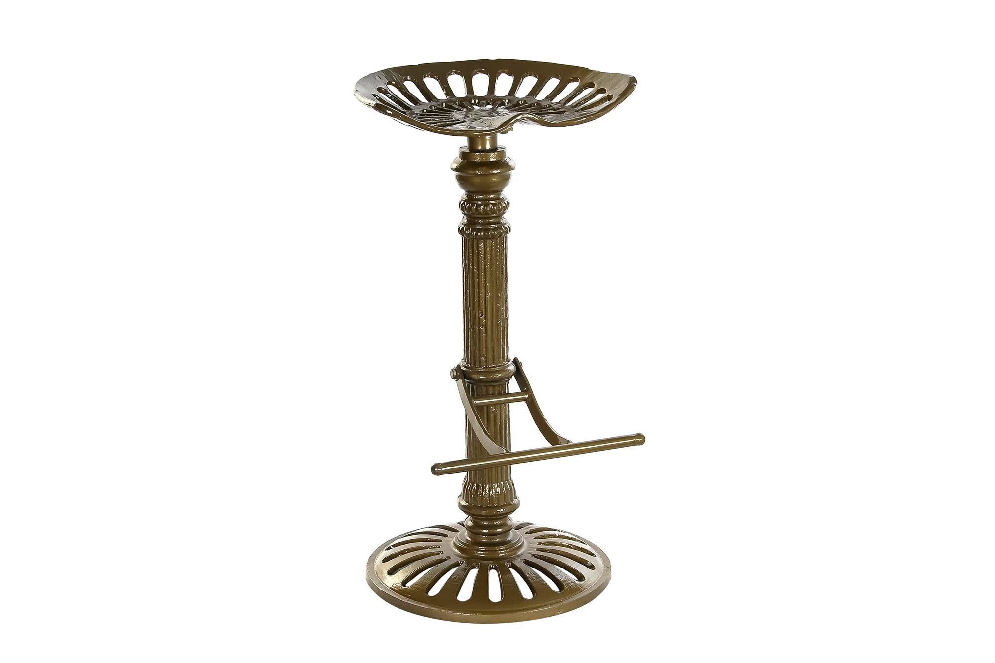 Taburete Metal 44X33X82 Dorado