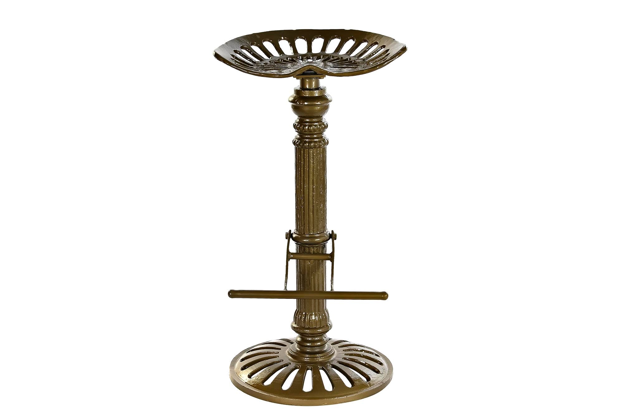 Taburete Metal 44X33X82 Dorado