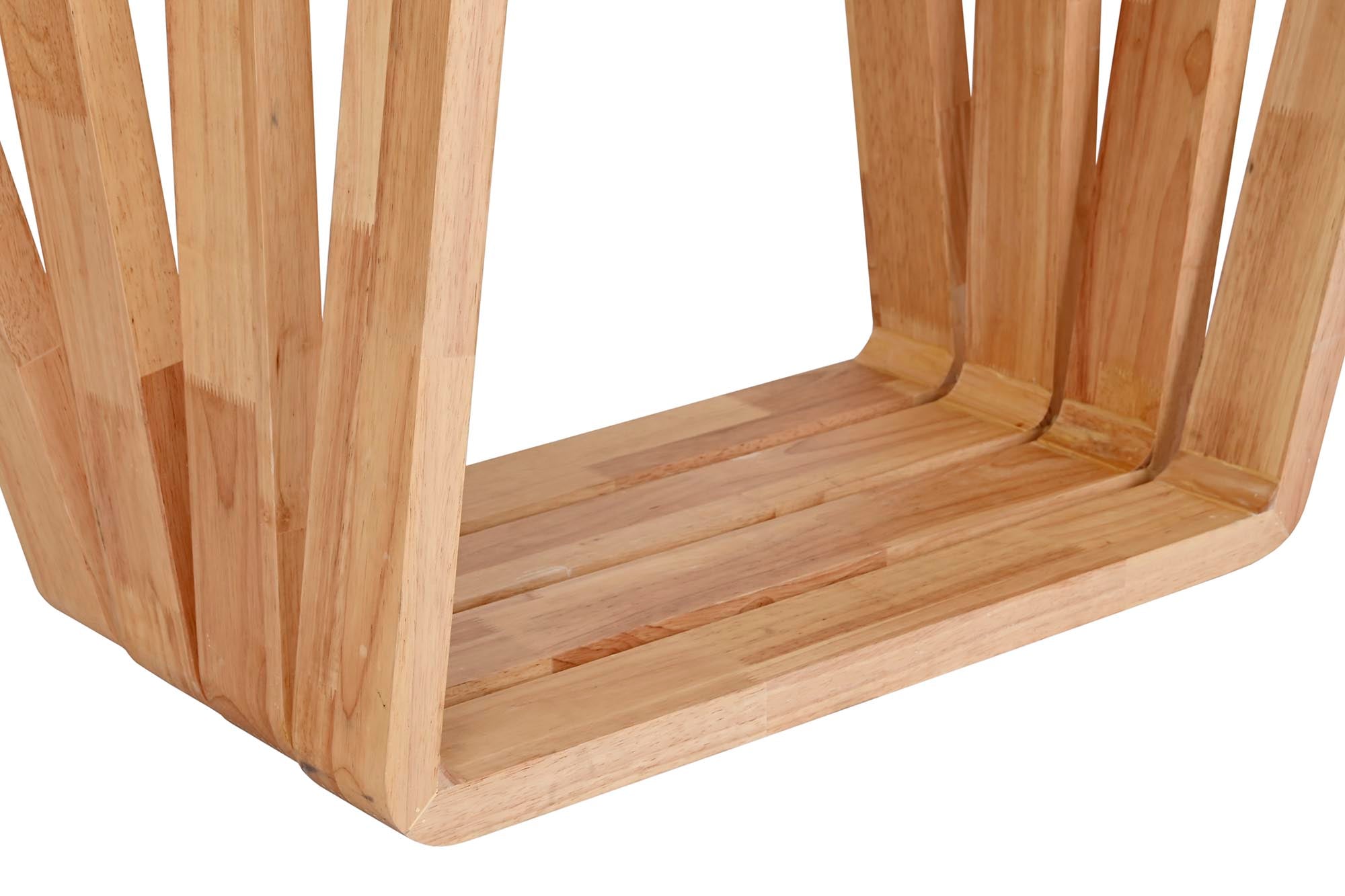 Console de Cristal Nogueira 145X45X75 8 mm, Natural
