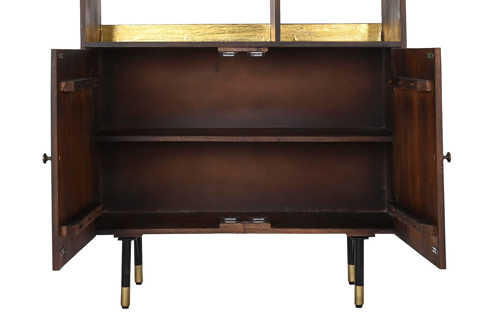 Prateleira de metal Mango 90X35X200 Marrom Escuro