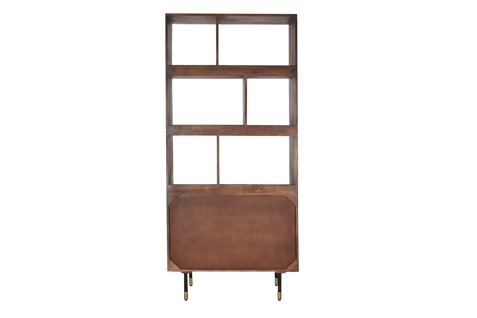 Prateleira de metal Mango 90X35X200 Marrom Escuro