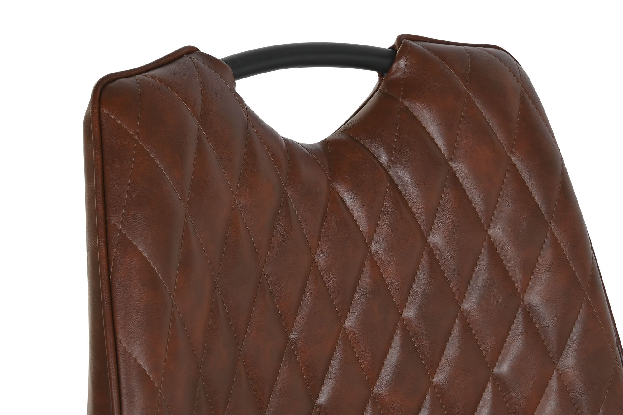 Silla Metal Poliester 48X51X87 Marron Oscuro