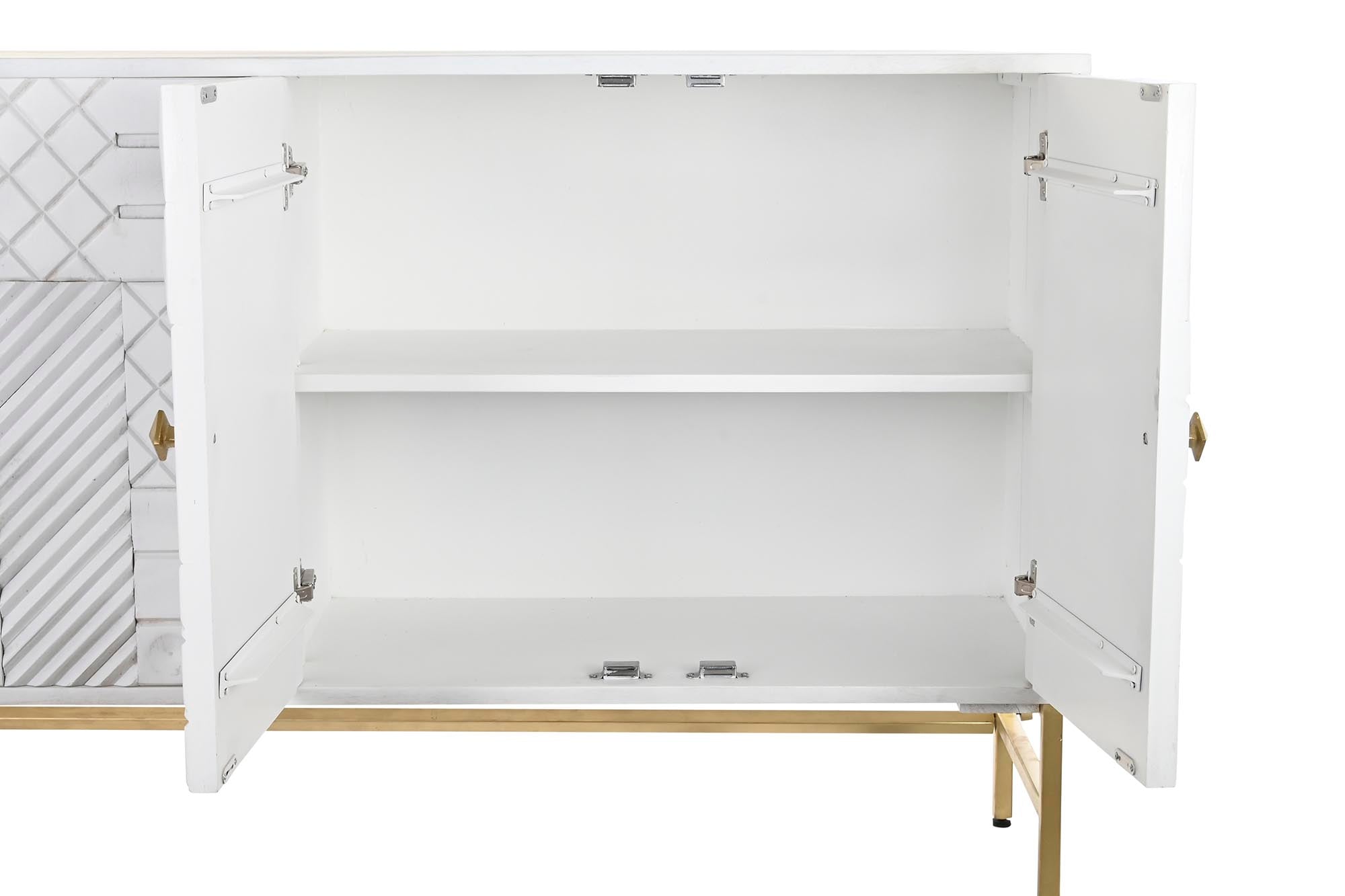 Buffet Mango Laton 157X43X84 Rombo Blanco