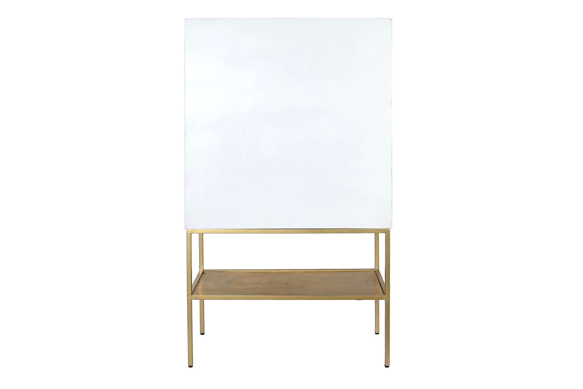 Aparador Mango Metal 91X44X152 30,00 Blanco
