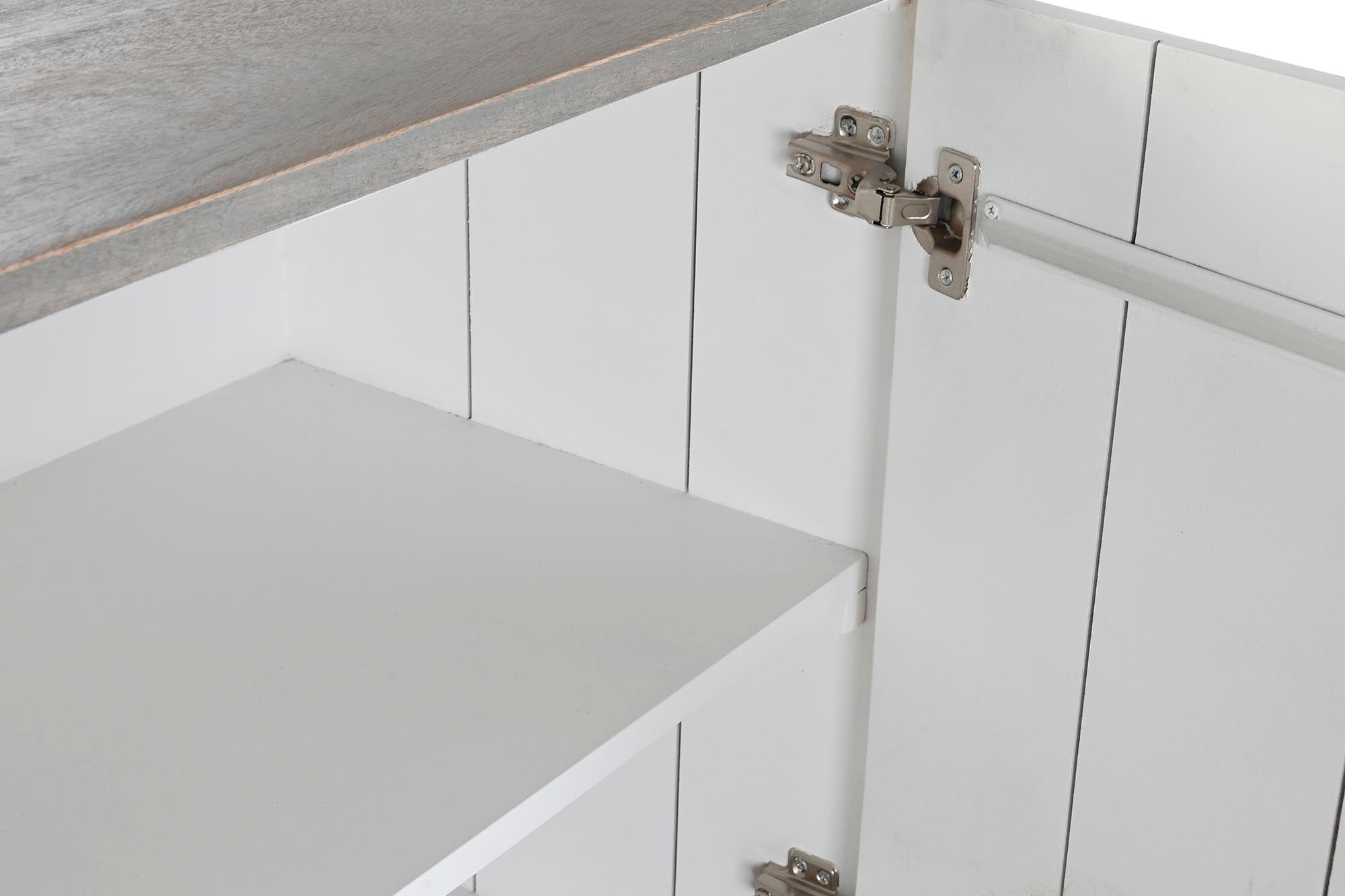 Buffet Mango Metal 152X43X84 Blanco