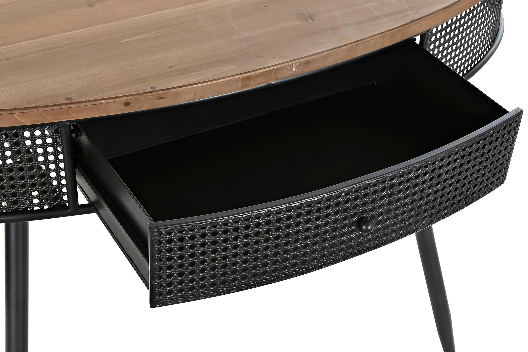 Console de metal Fir 120X65X77 Preto