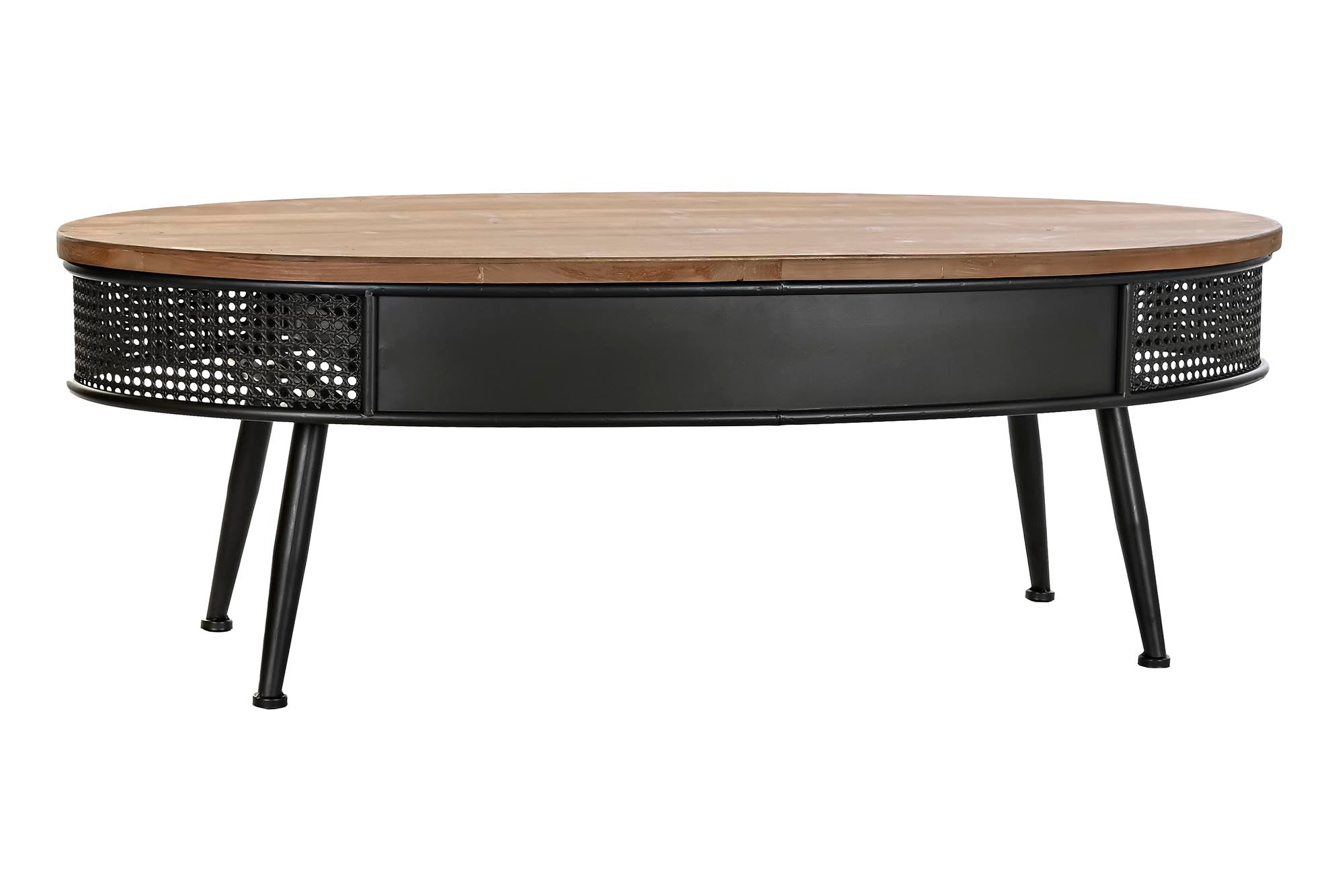 Mesa de centro de metal Fir 120X58X42 10,00 2 gavetas