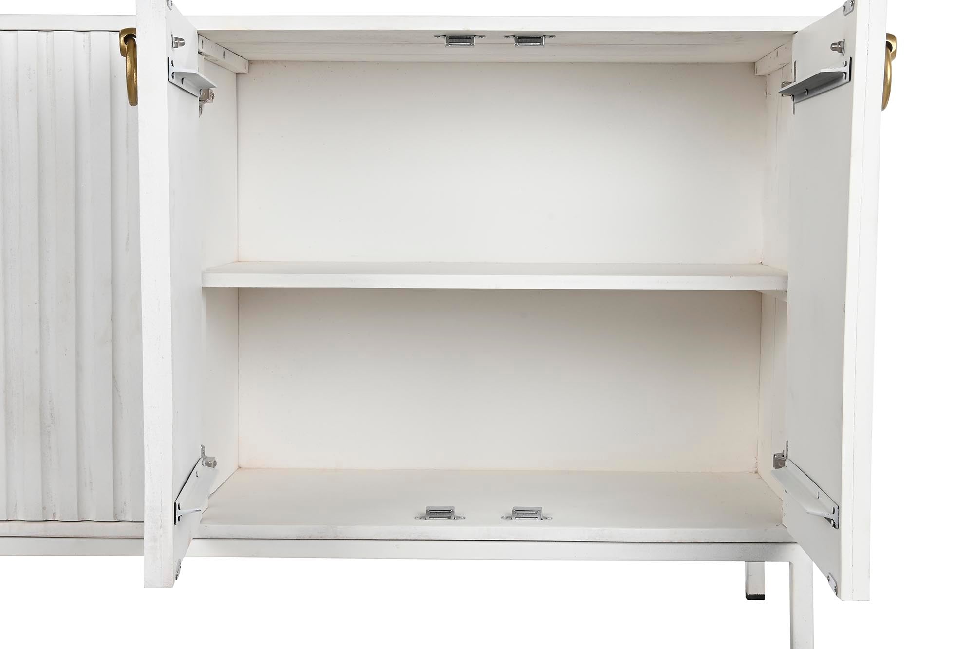 Buffet Mango Metal 152X40X77 Blanco