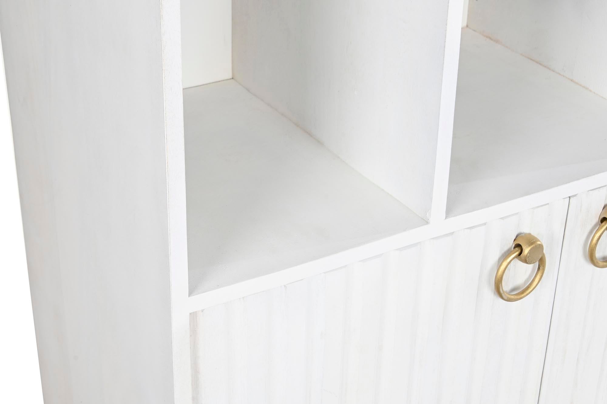 Estanteria Mango Metal 90X40X180 Blanco