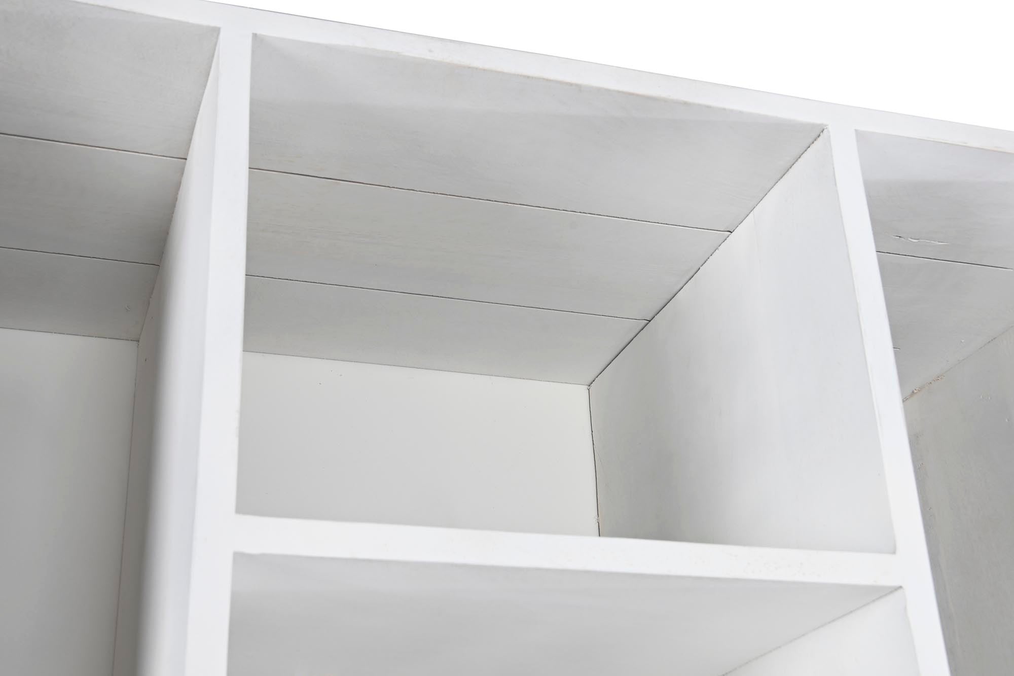 Estanteria Mango Metal 90X40X180 Blanco