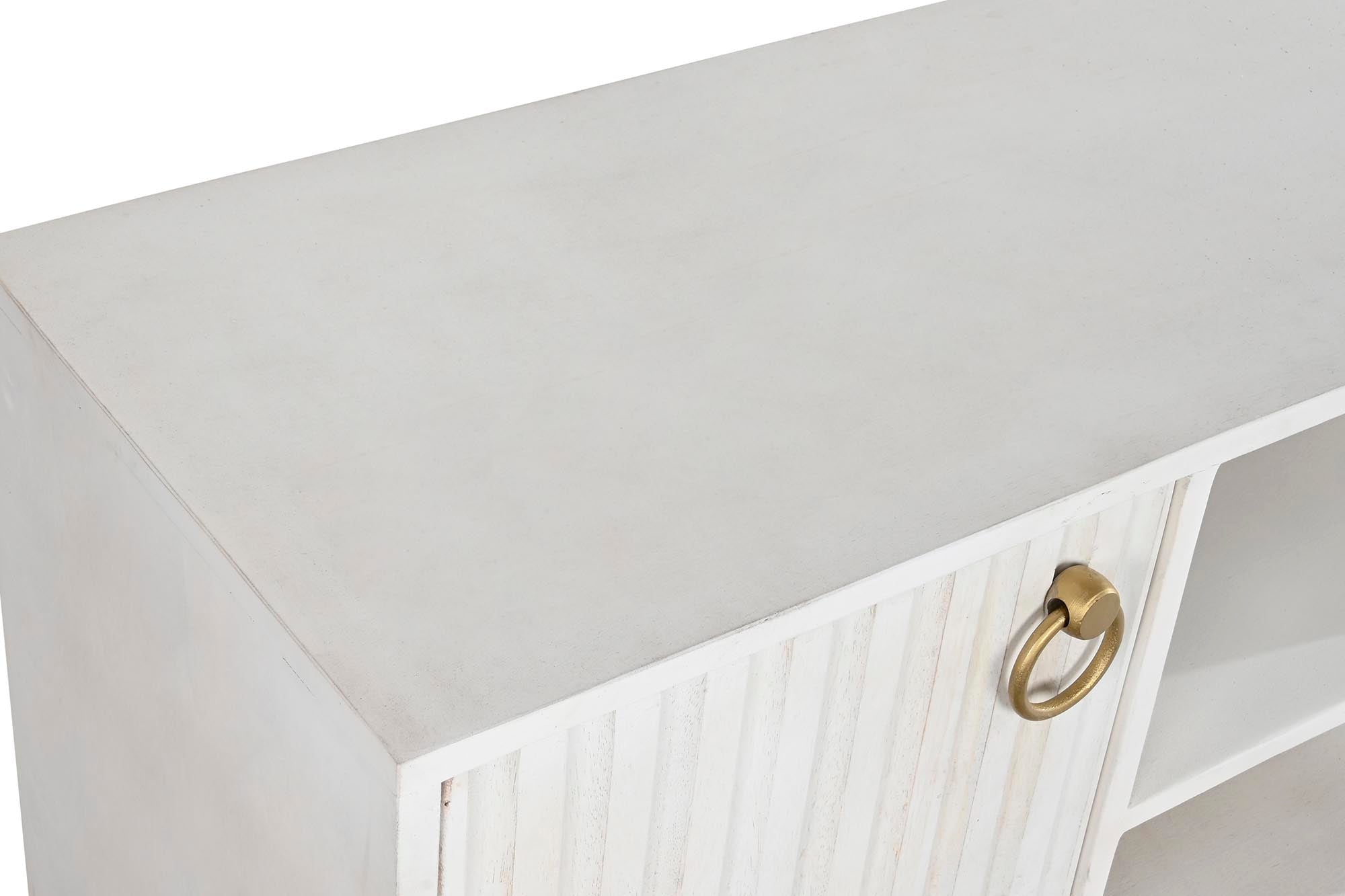 Mango Metal TV Cabinet 120x40x60 White