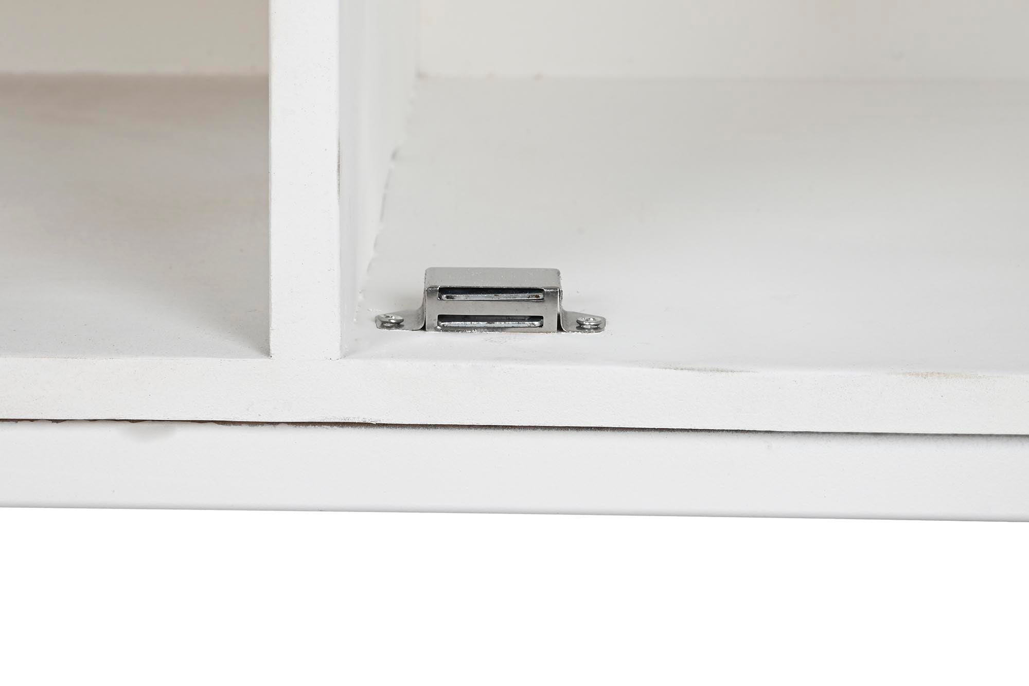 Mango Metal TV Cabinet 120x40x60 White