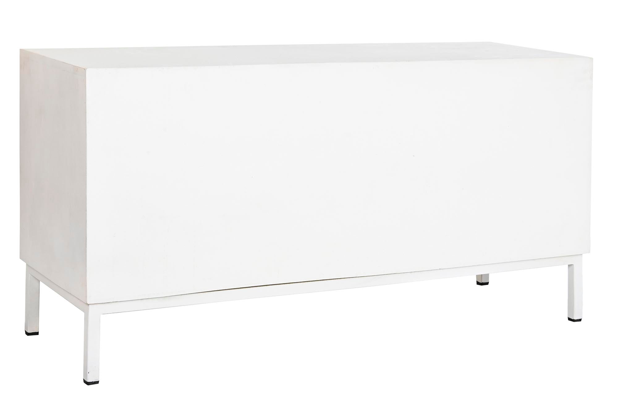 Mango Metal TV Cabinet 120x40x60 White