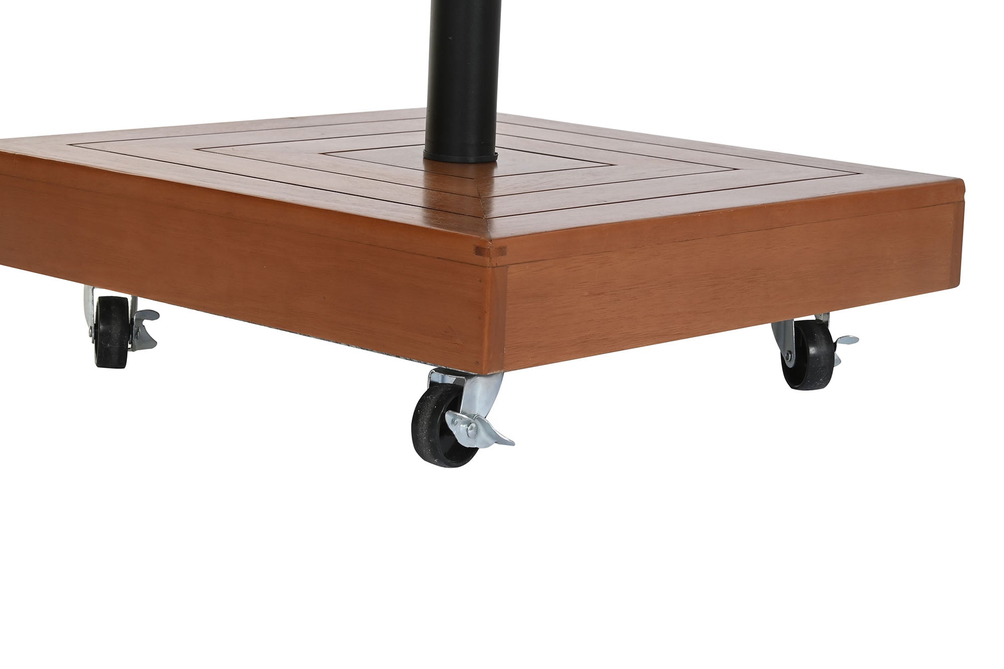 Eucalyptus Parasol Base 48X48X39 40Kg, 58Mm Wheels