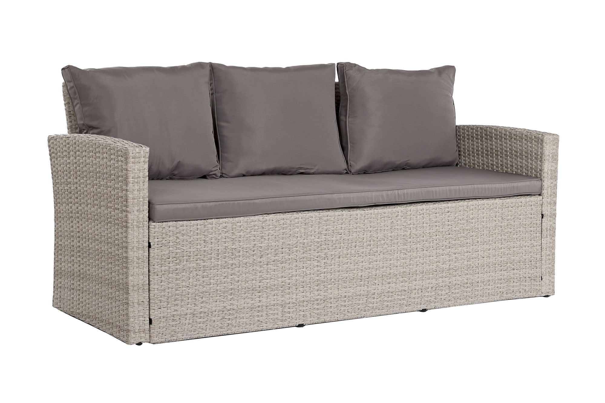 Sofa Set 5 Ratan Sintetico 177X72X80 2 Sillones