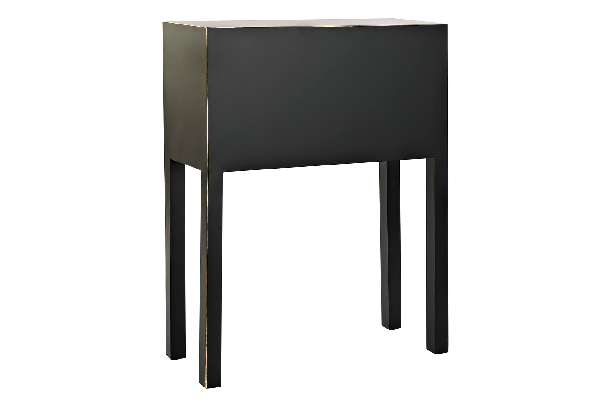 Fir MDF Console 63X28X83 Oriental Black