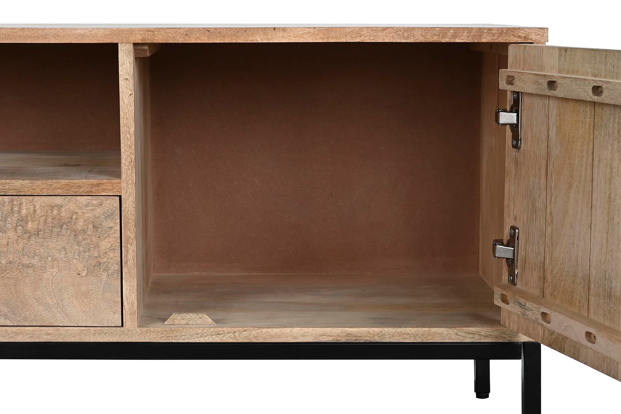Mango Metal TV Cabinet 140x40x50 White Sheet