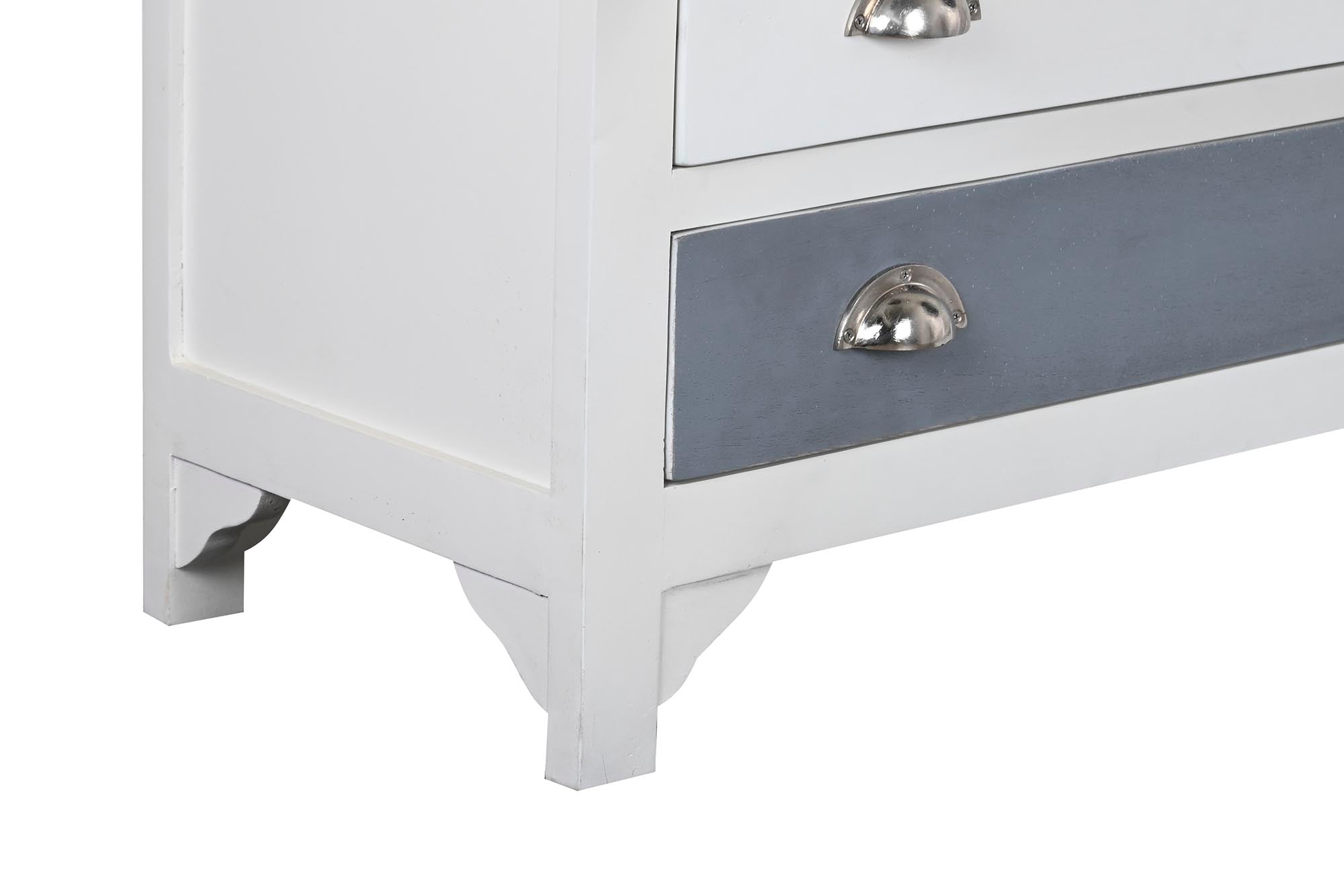 Vitrine de vidro Mango 89x40x200 branca