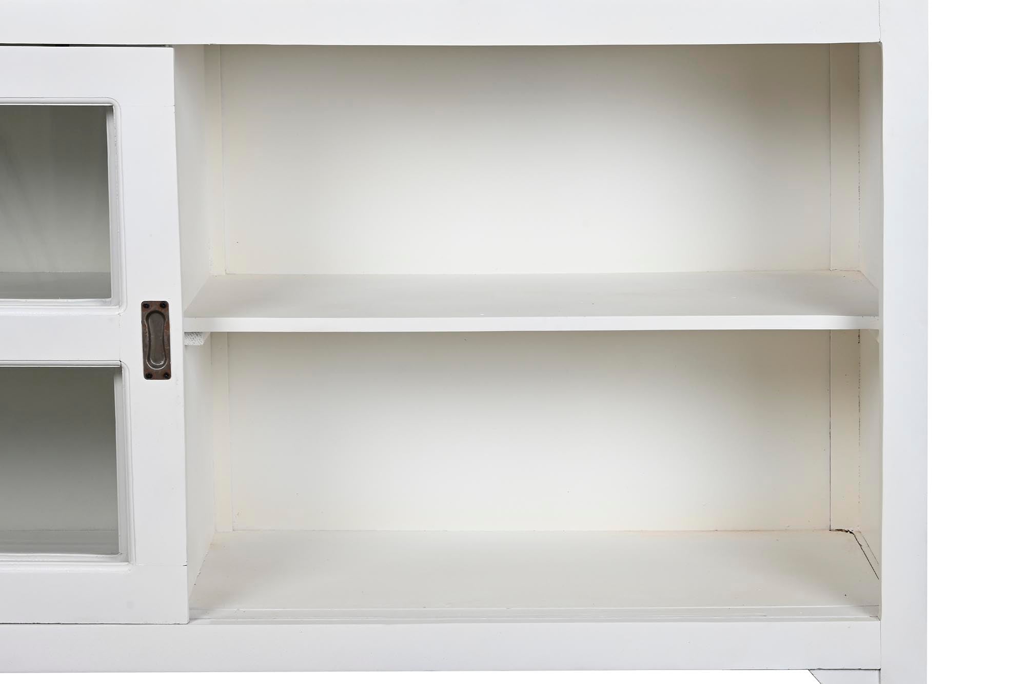 Alça de vidro para buffet 165x45,7x105,4 cinza