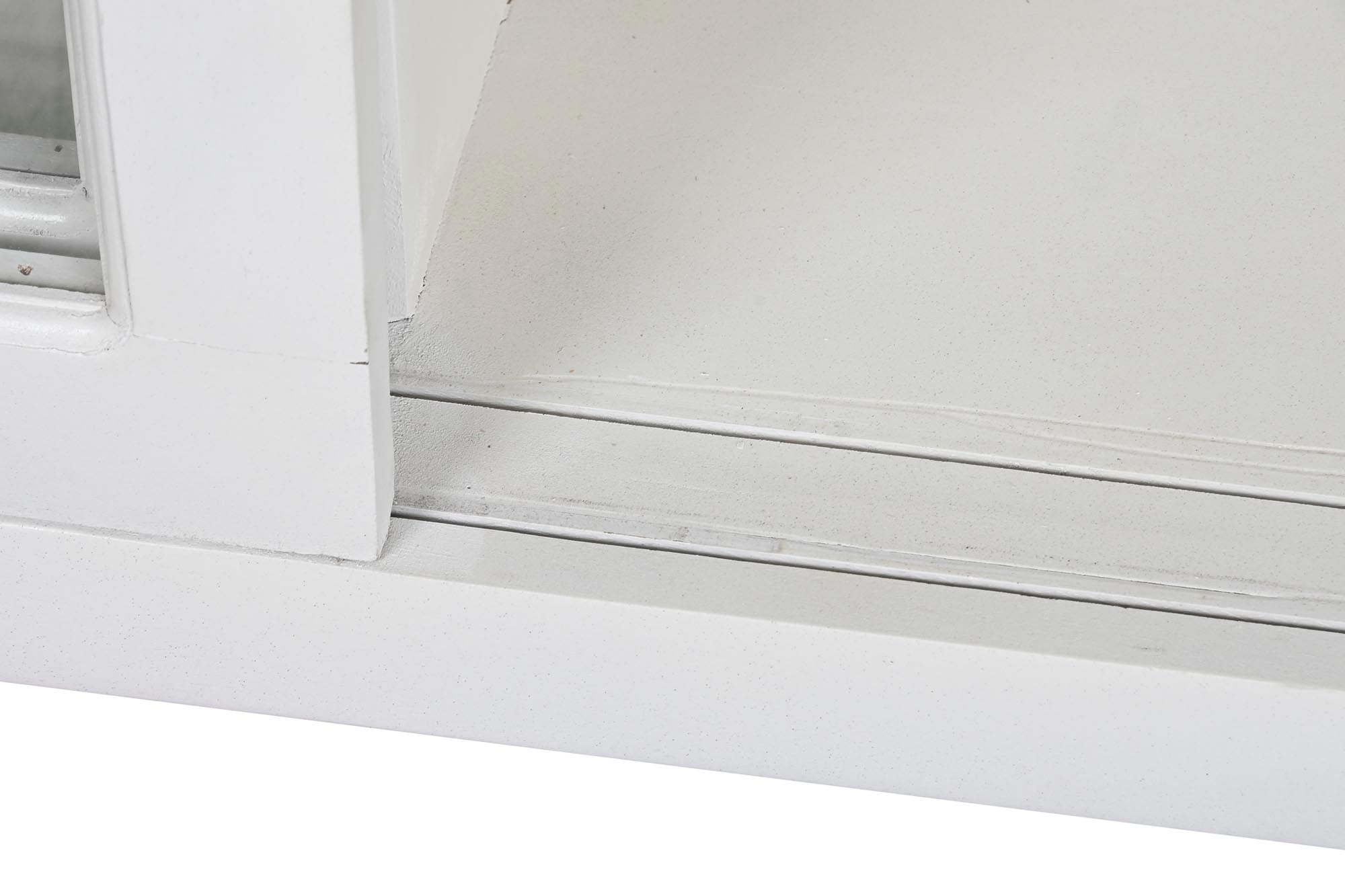 Alça de vidro para buffet 165x45,7x105,4 cinza
