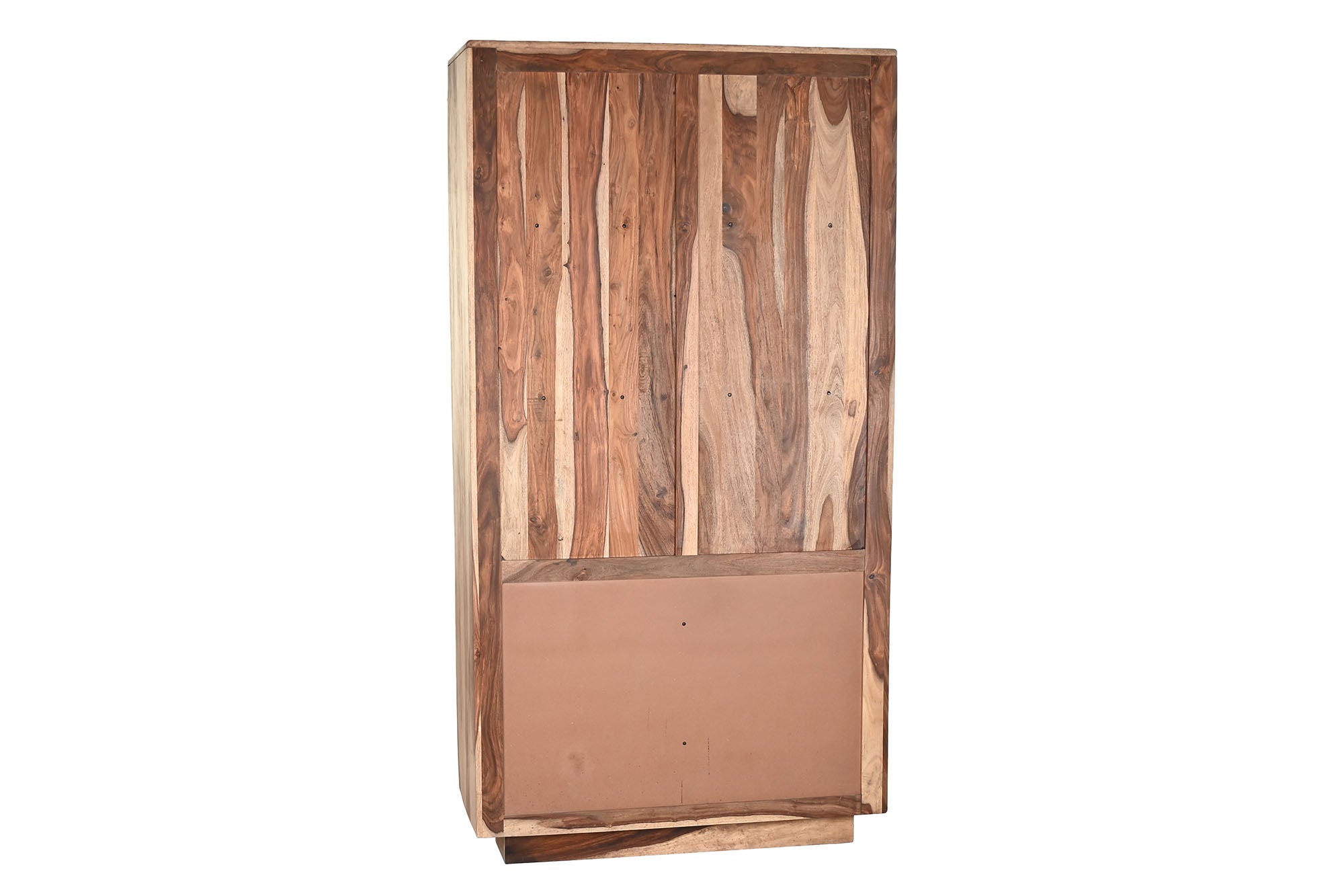 Vitrina Sheesham Cristal 100X42X190 Marron