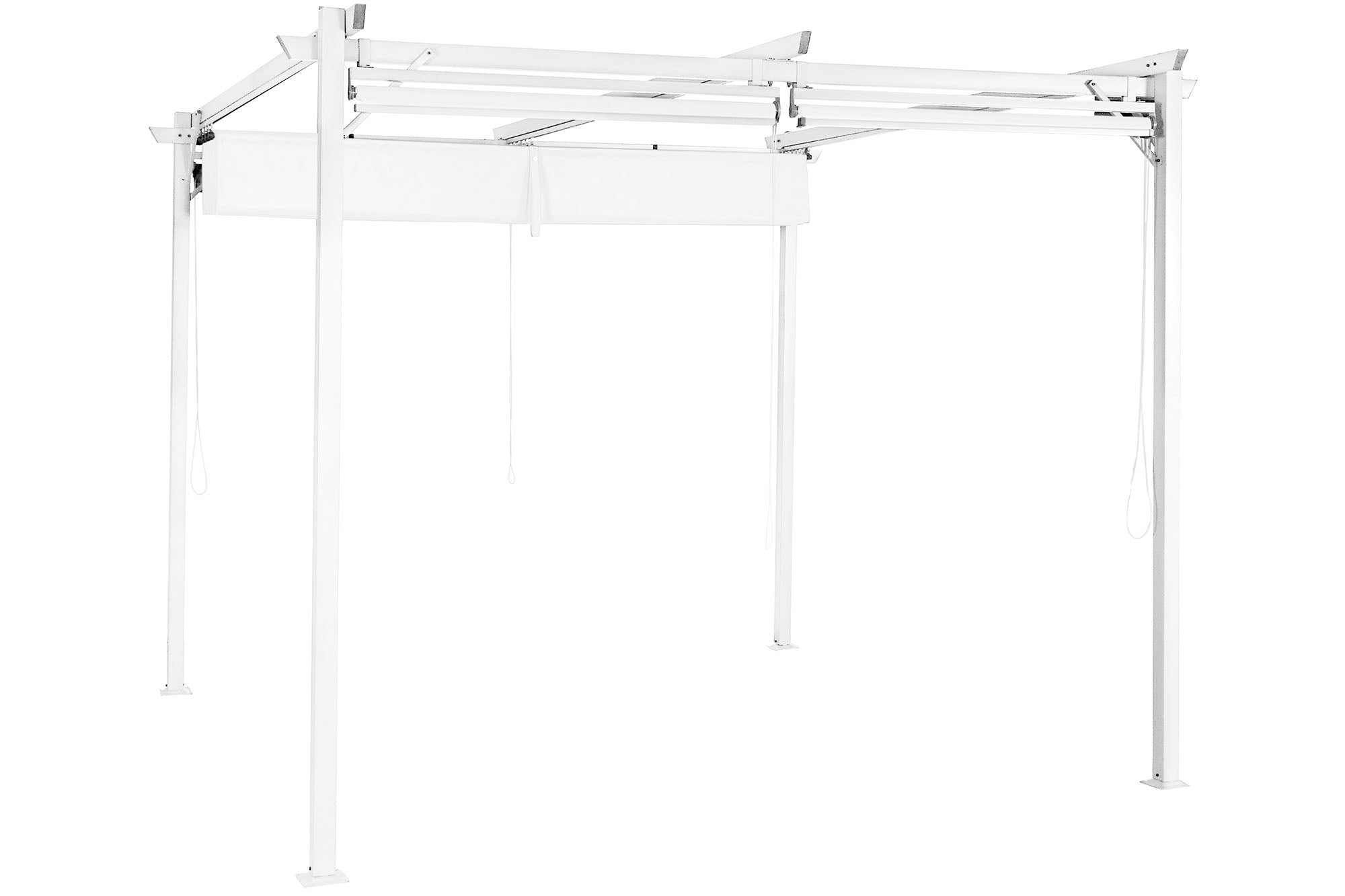 Pergola Acero 290X290X230 300 Gsm, Toldo Y Cortina