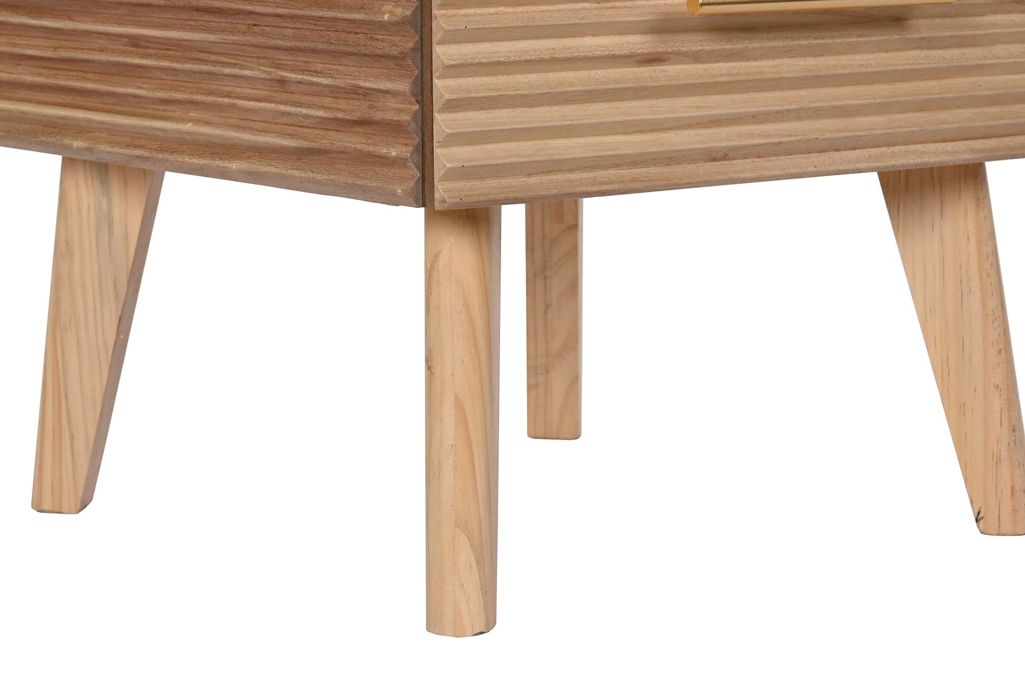 Chifonier Paulownia Mdf 42X40X100 Light Brown
