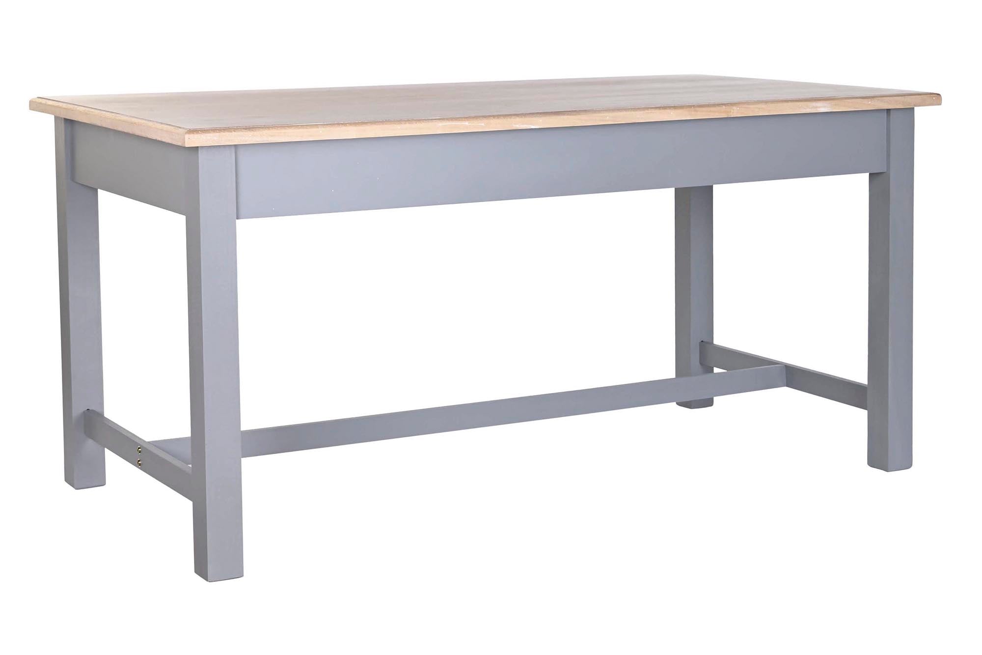 Mesa Comedor Paulownia Mdf 161,5X81,5X78 Gris