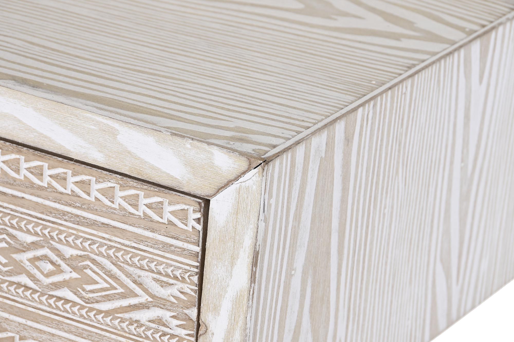 Consola Abeto Algodon 120X35X80 Blanco