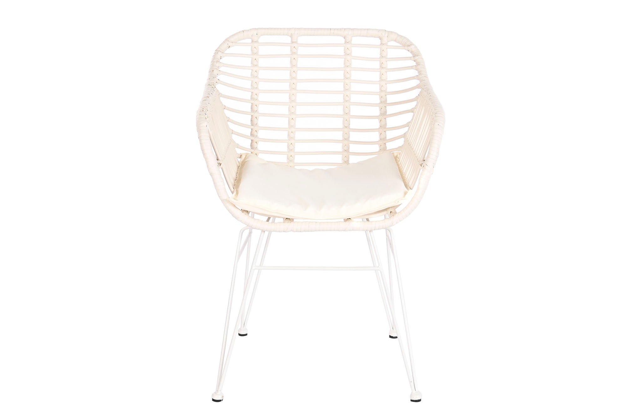 Silla Set 3 Ratan Sintetico 56X57,5X82 Con Cojines