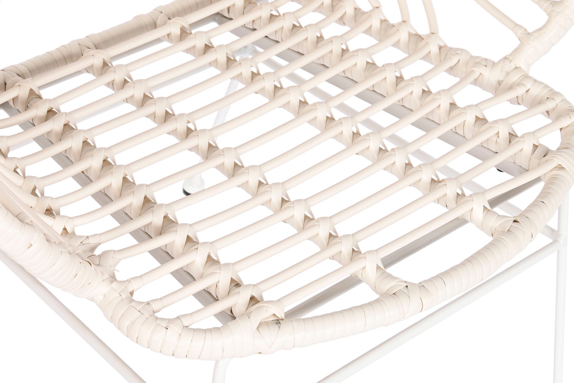 Synthetic Rattan Chair 76X67X86 Leaf