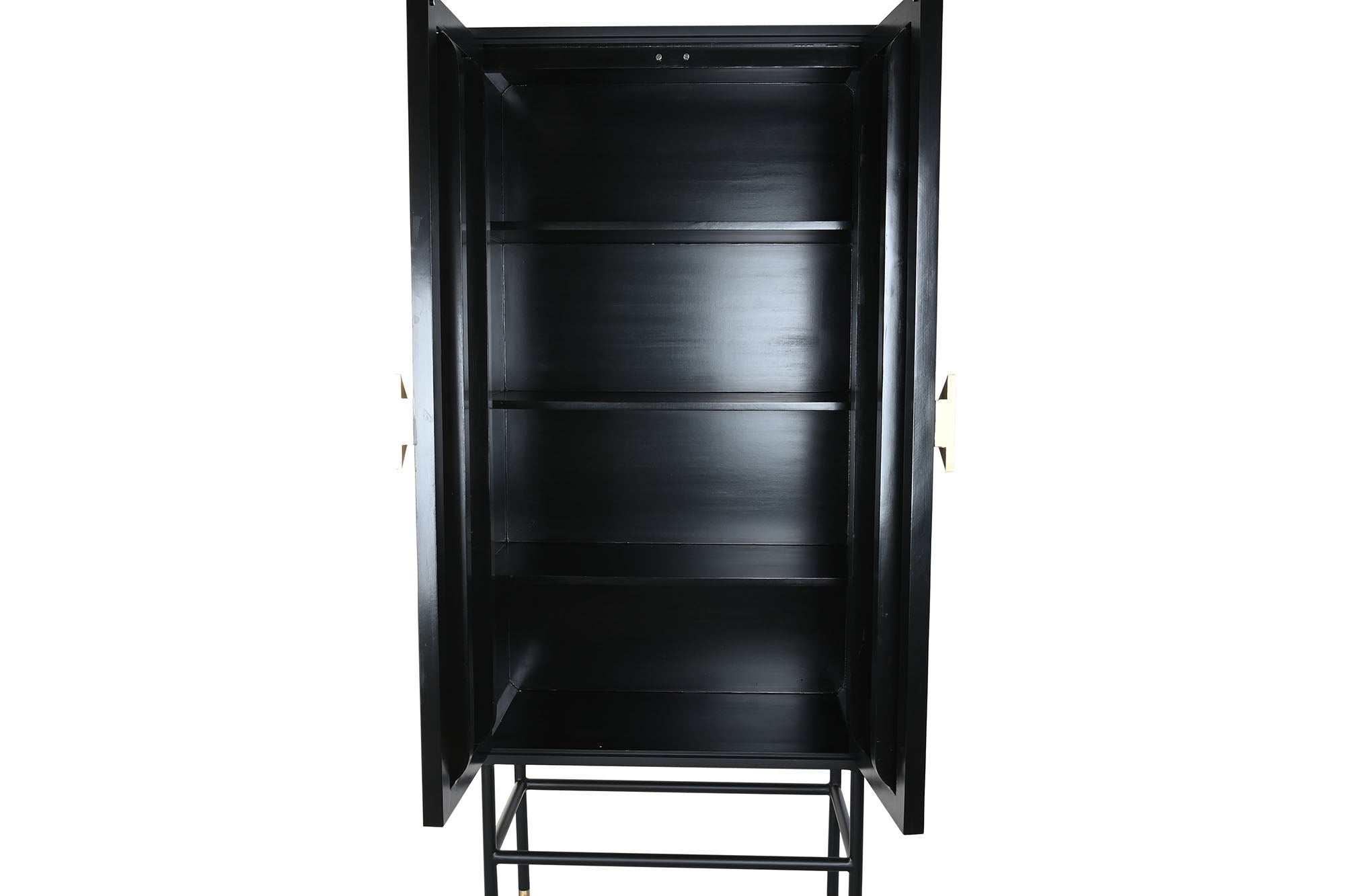 Armário de osso de resina 75x40x180 com incrustações de diamante