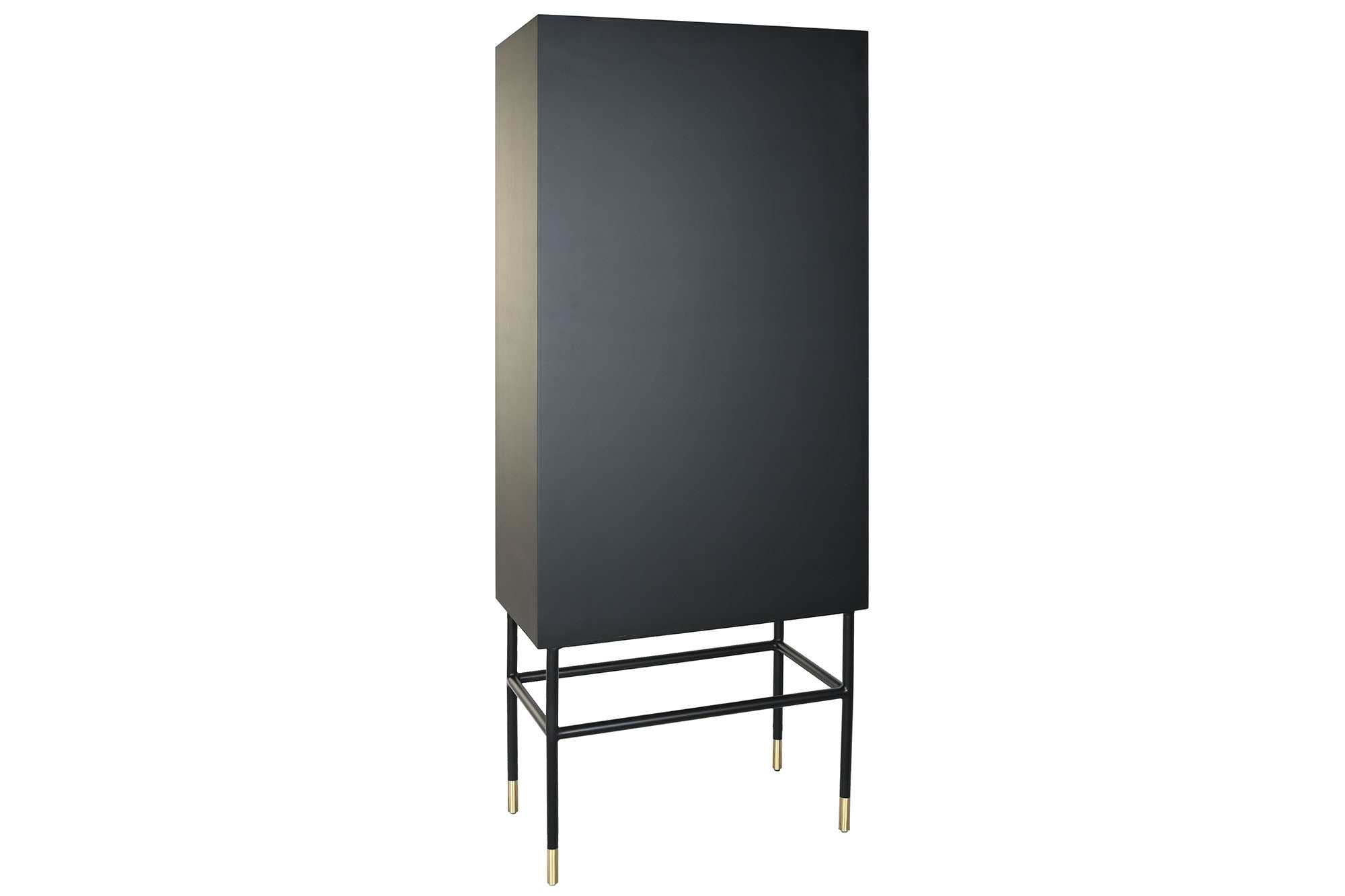 Armário de osso de resina 75x40x180 com incrustações de diamante
