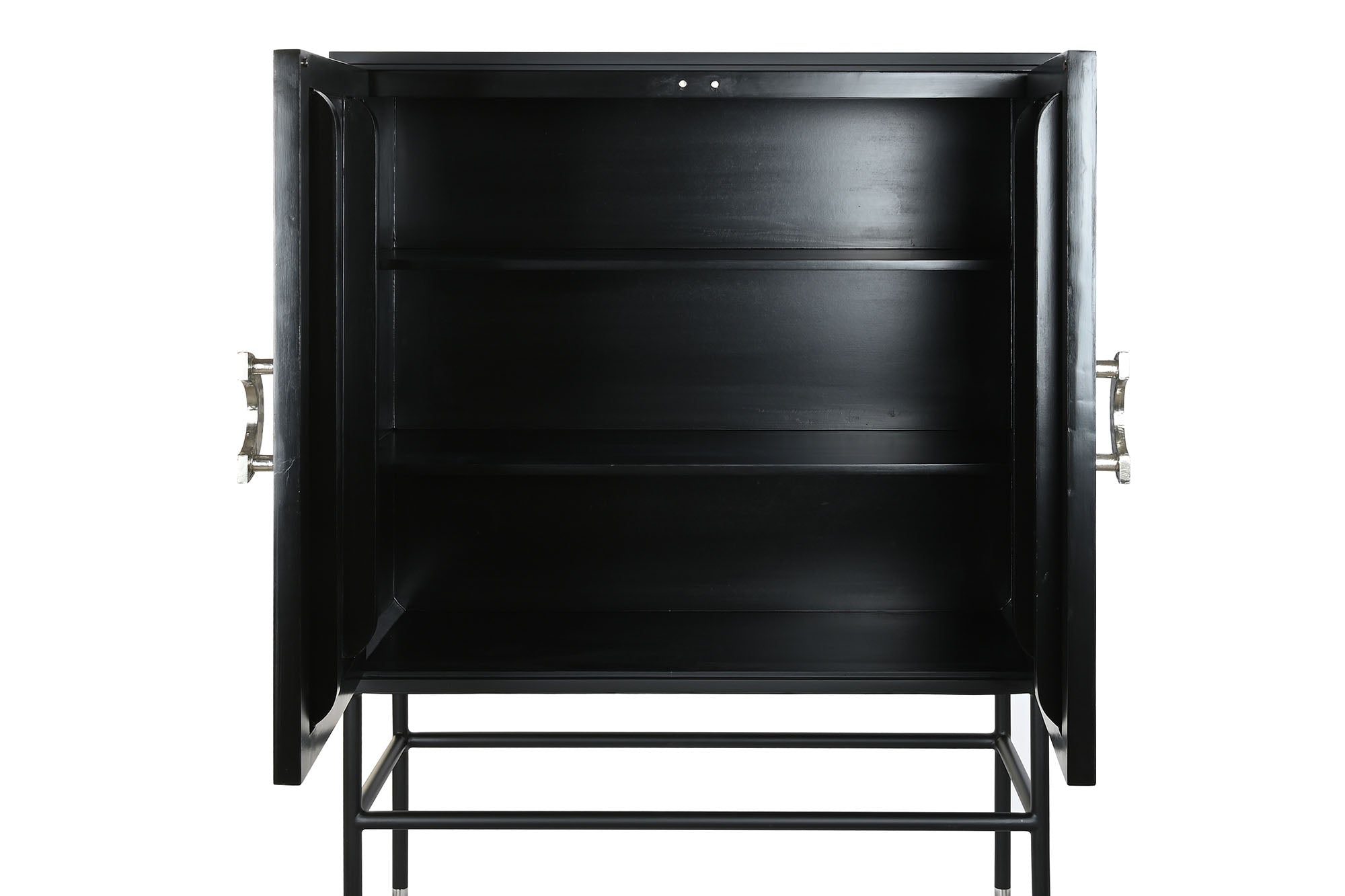 Bone Resin Sideboard 100X40X140 Black Inlay