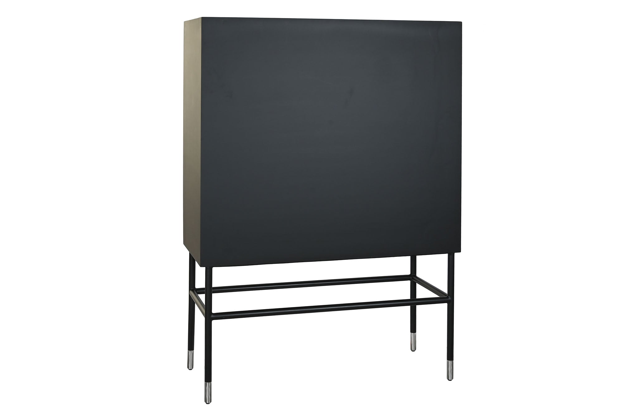 Aparador Hueso Resina 100X40X140 Taracea Negro