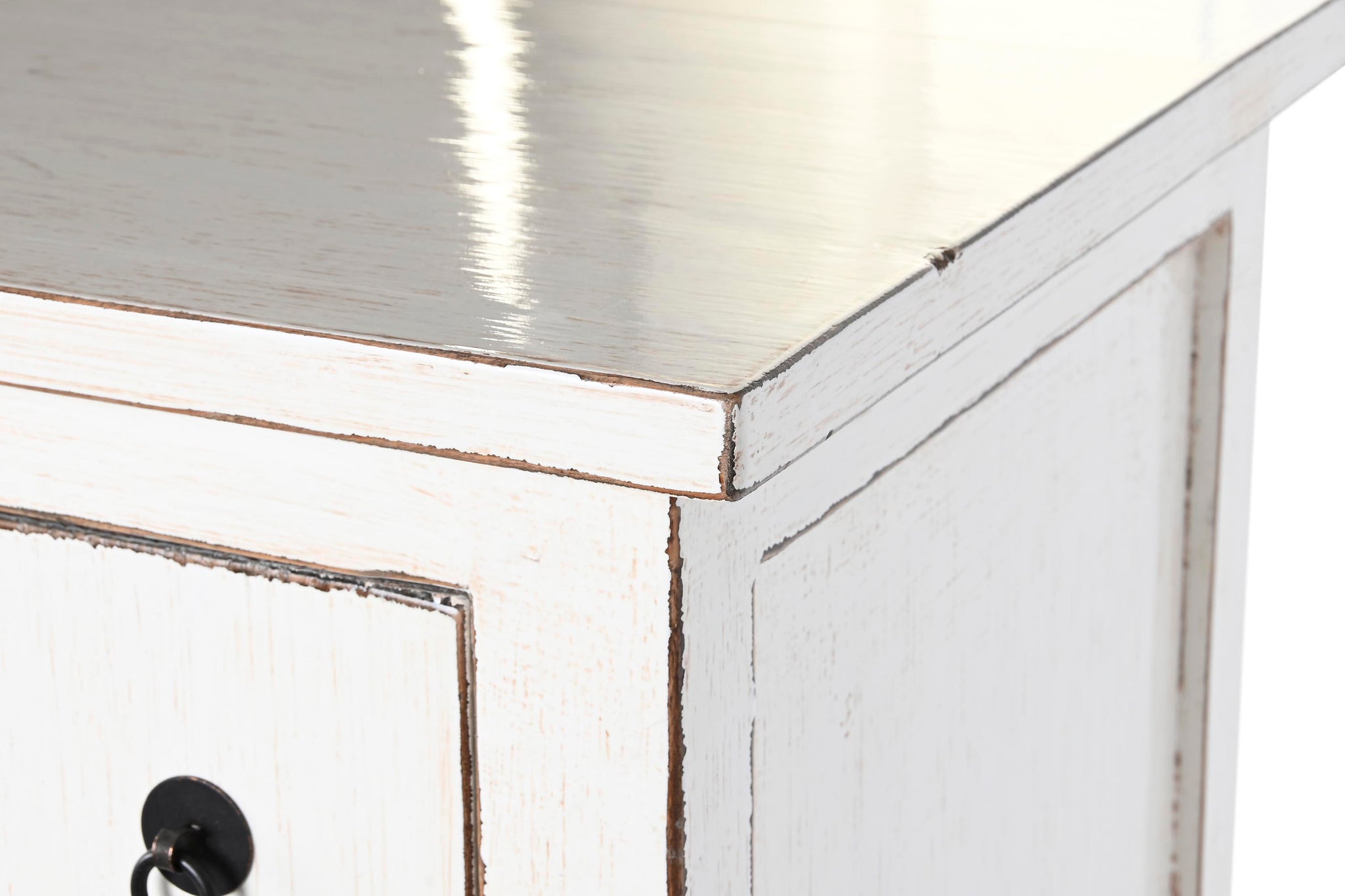 Guarda-roupa Elm 102x42x120 Lacado Branco