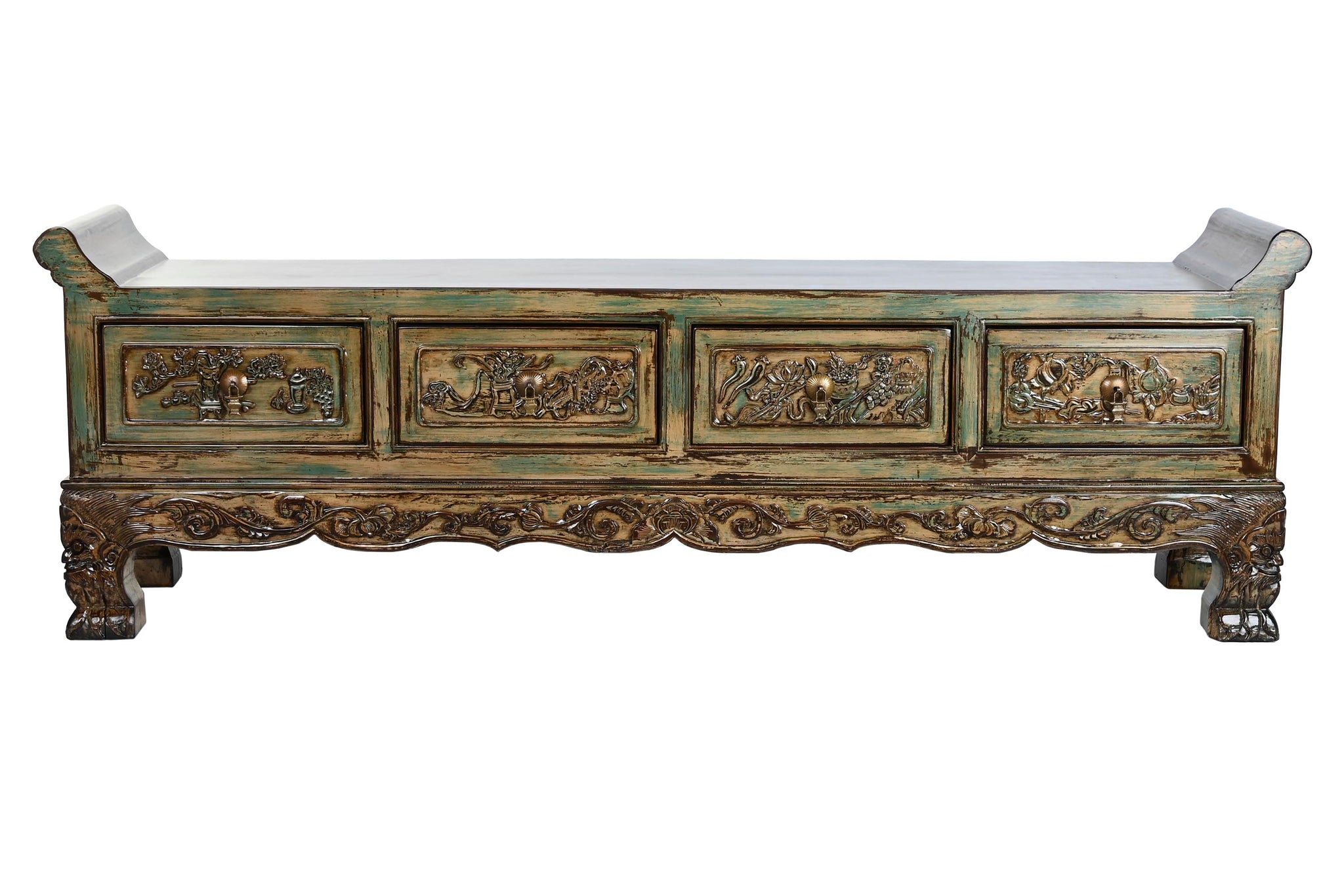 Descalzadora Olmo 179X43X58 4 Cajones 36X39X17