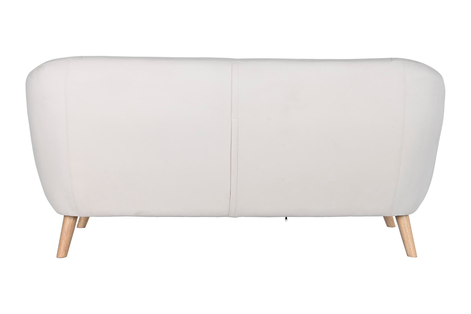 Sofa Poliester Rubberwood 172X82X82 3 Plazas Crema