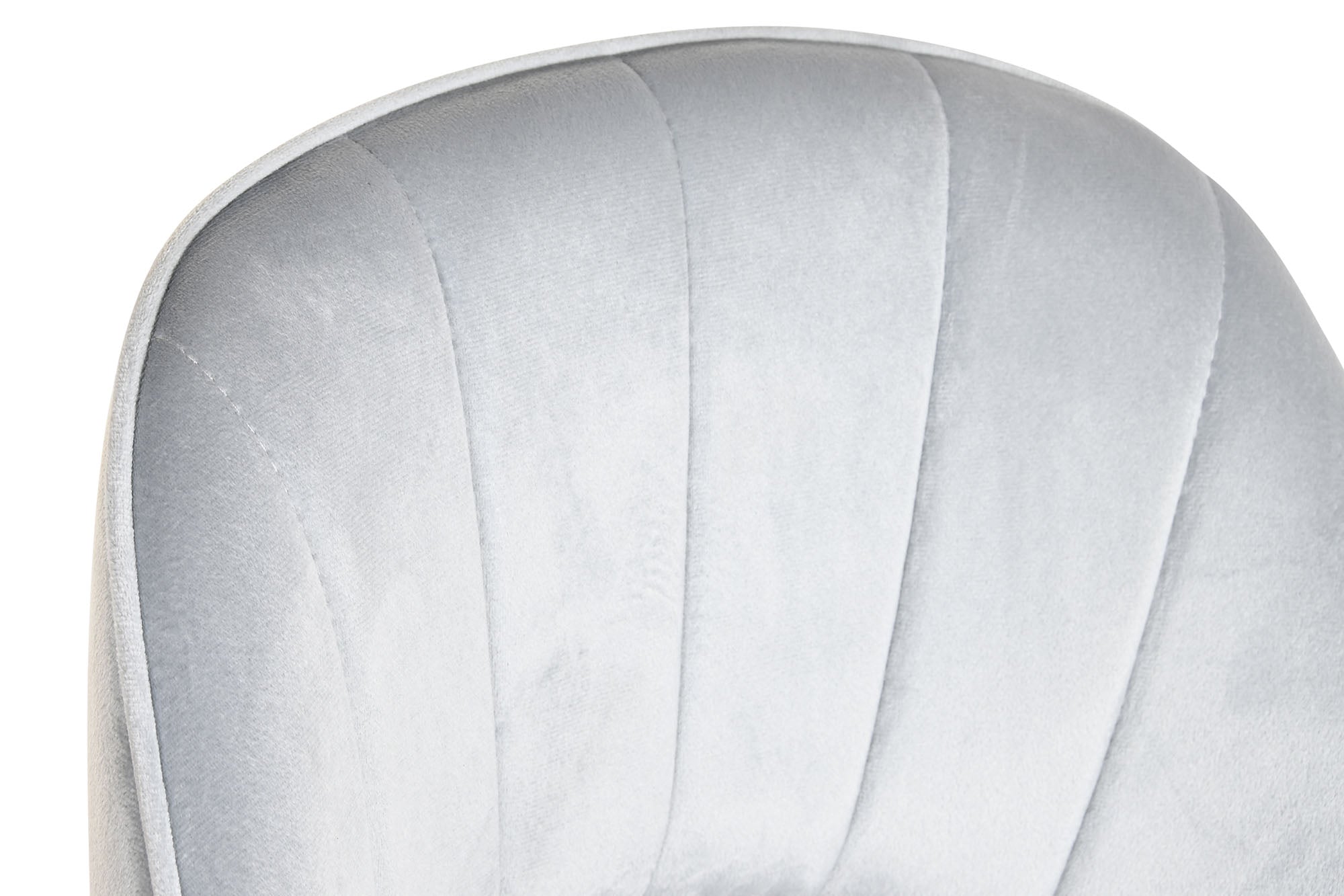 Taburete Poliester Metal 48X53X109 Terciopelo Gris
